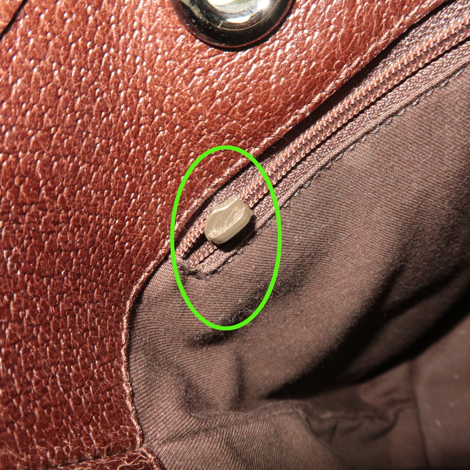 GUCCI Tote Bag GG Canvas Leather Beige Brown 120840