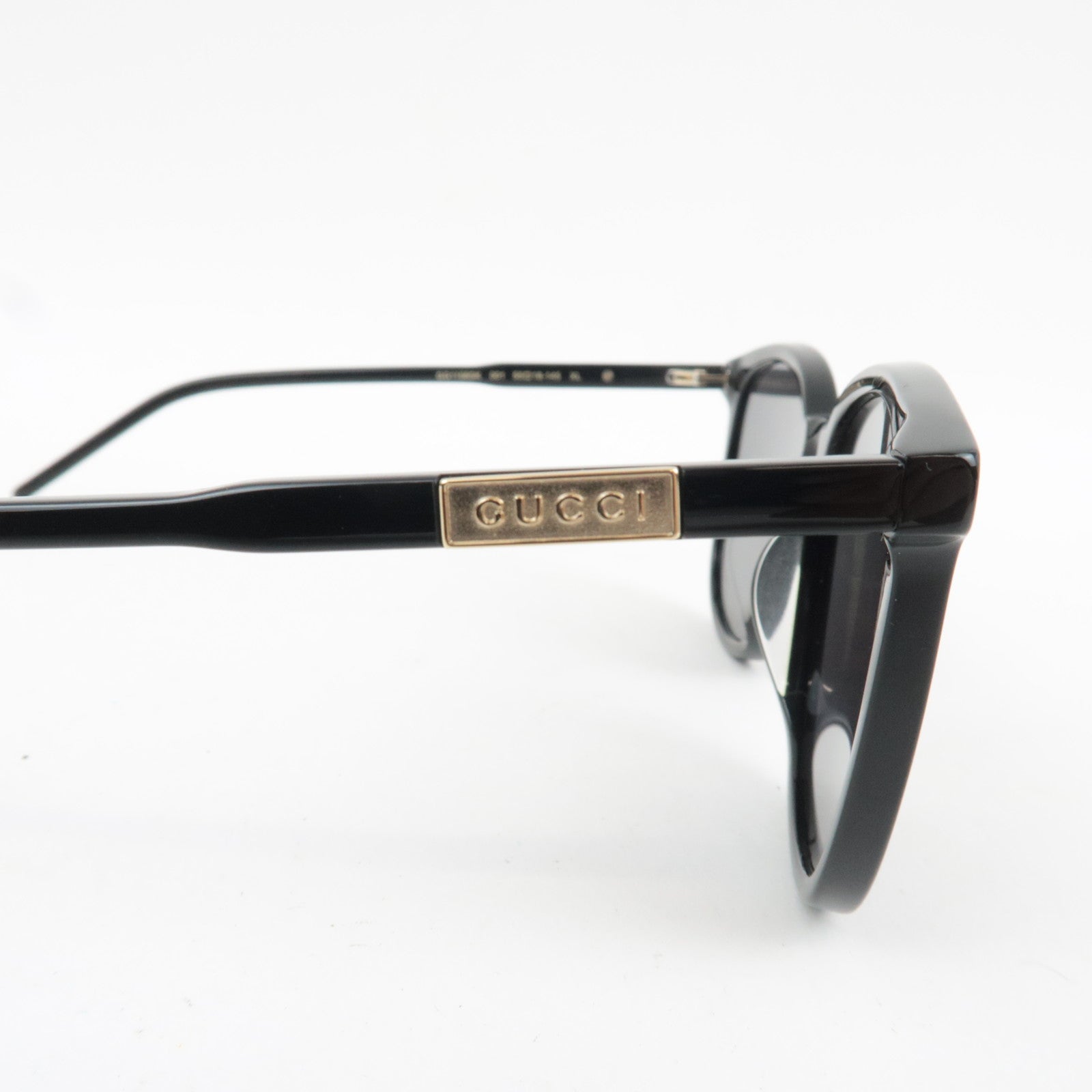 GUCCI Sunglasses GG1158SK 001 55□18-145 XL Plastic Black *Case, Cloths