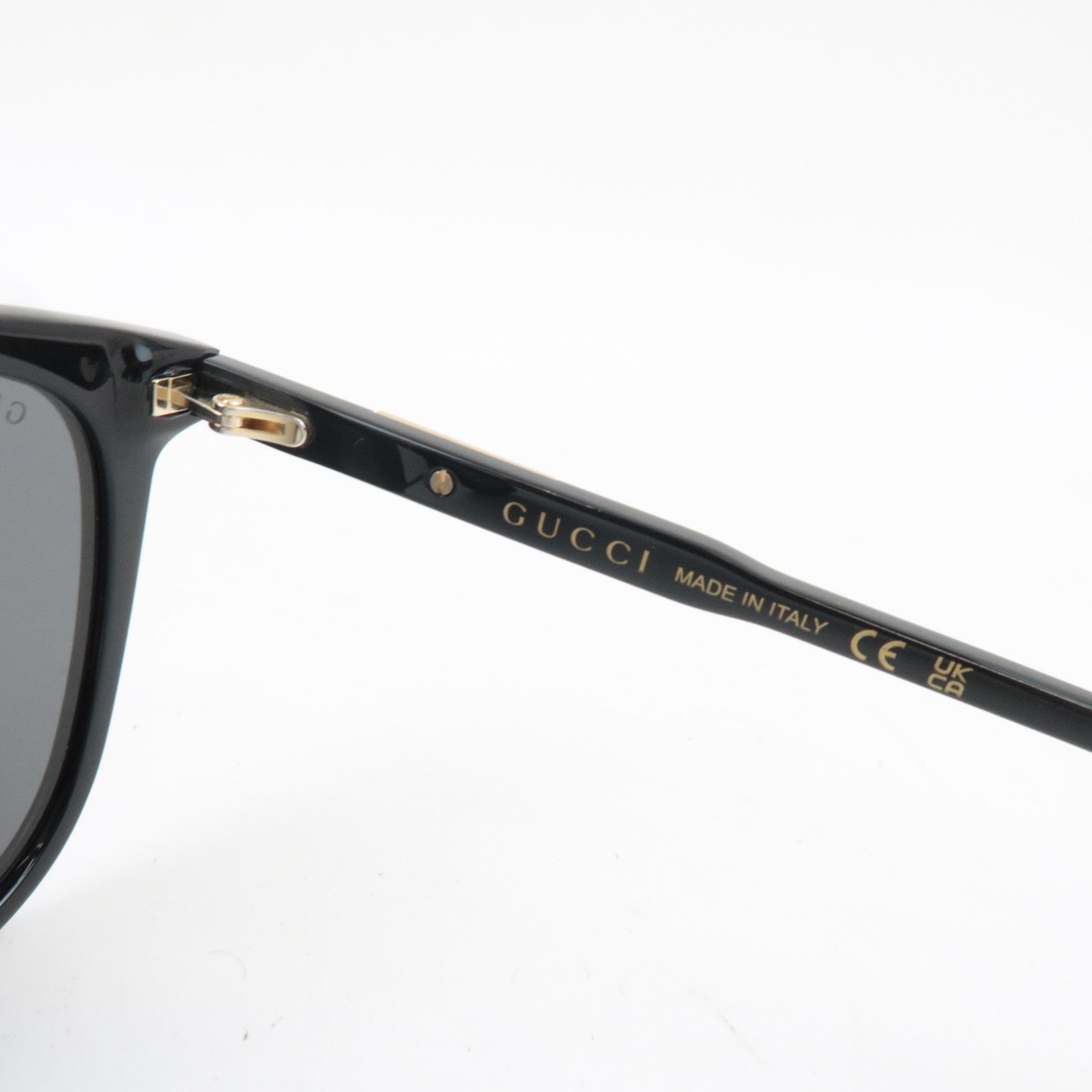 GUCCI Sunglasses GG1158SK 001 55□18-145 XL Plastic Black *Case, Cloths