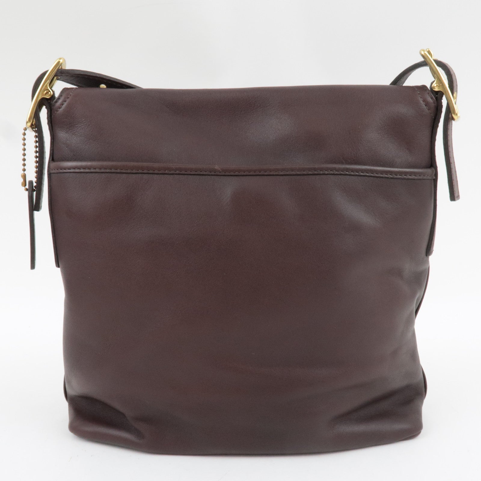 COACH Leather Shoulder Bag Brown