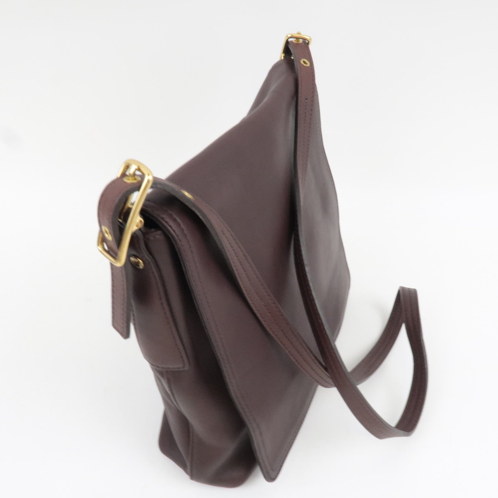 COACH Leather Shoulder Bag Brown