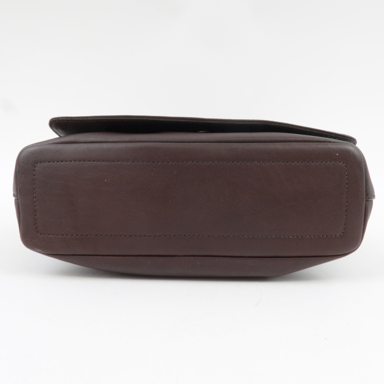 COACH Leather Shoulder Bag Brown