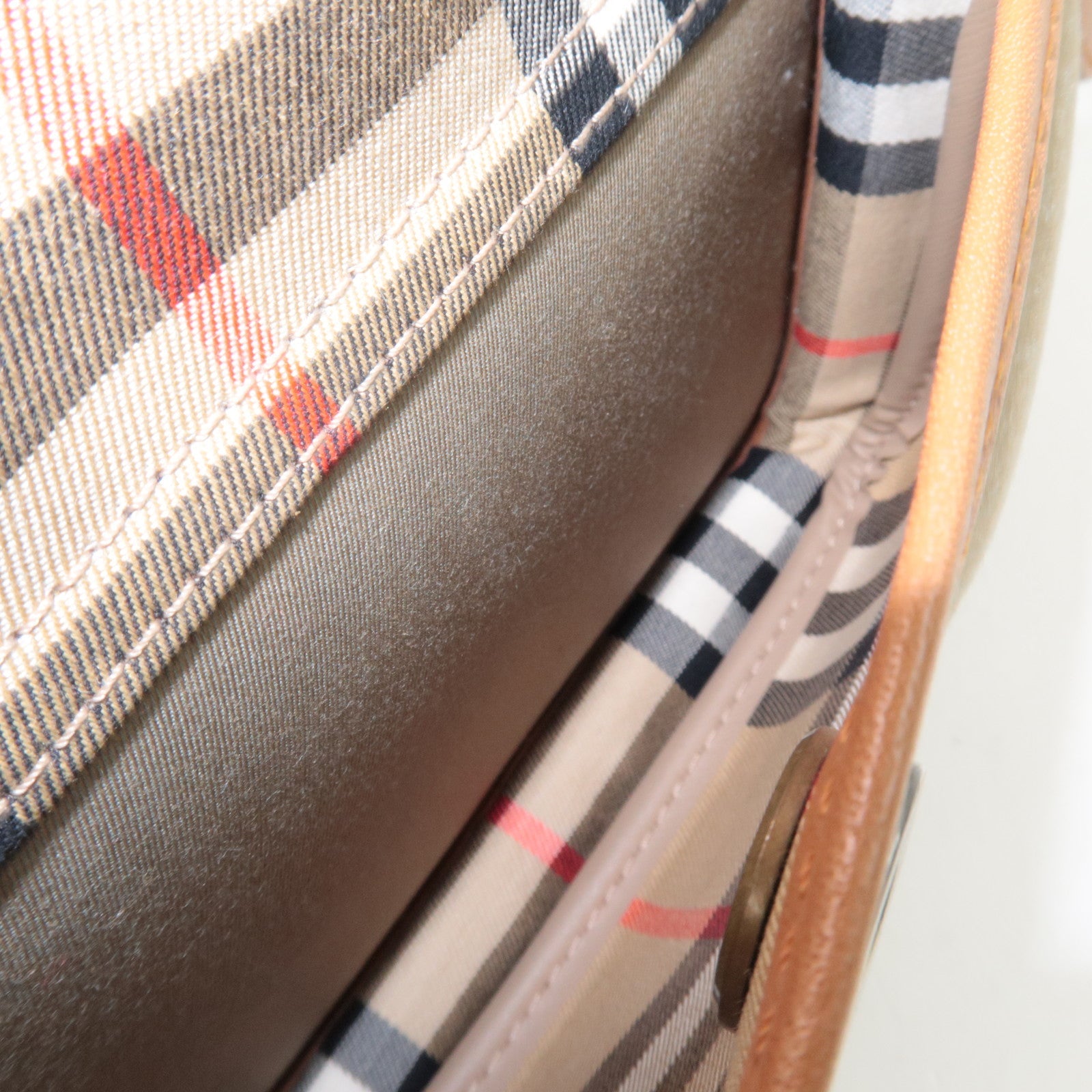 BURBERRY Burberry's Shoulder Bag Nylon Leather Canvas