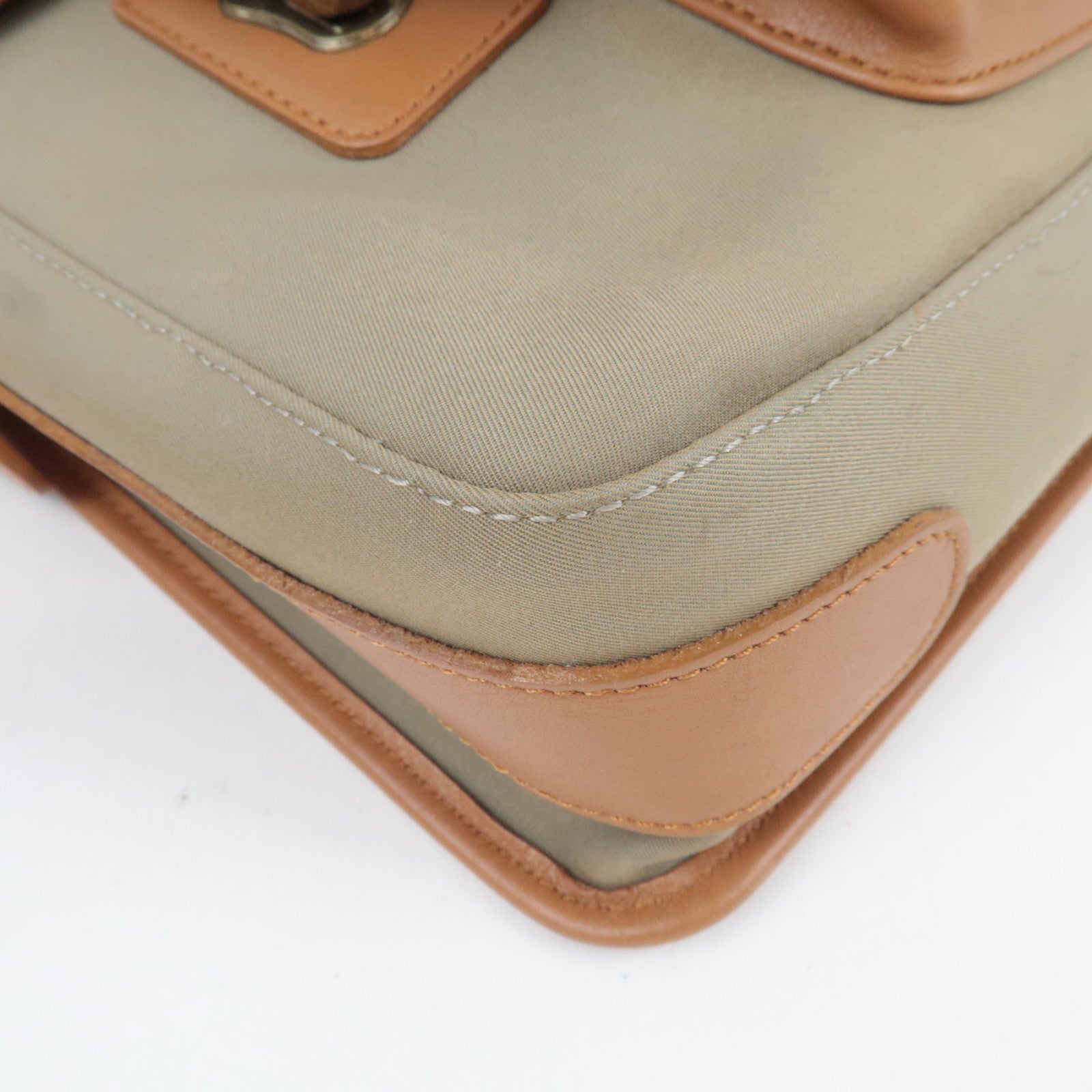 BURBERRY Burberry's Shoulder Bag Nylon Leather Canvas