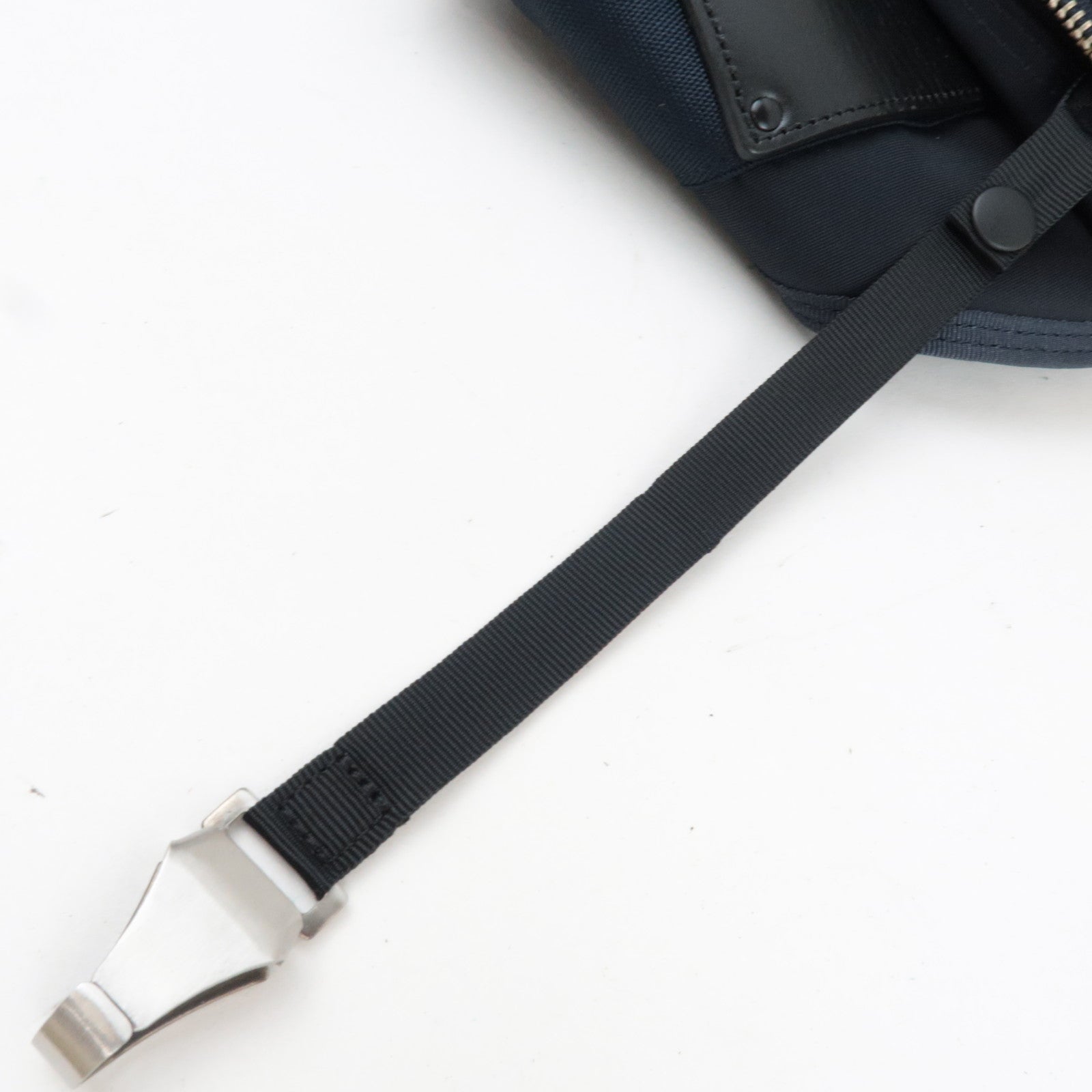 PORTER Nylon Body Bag Leather Navy