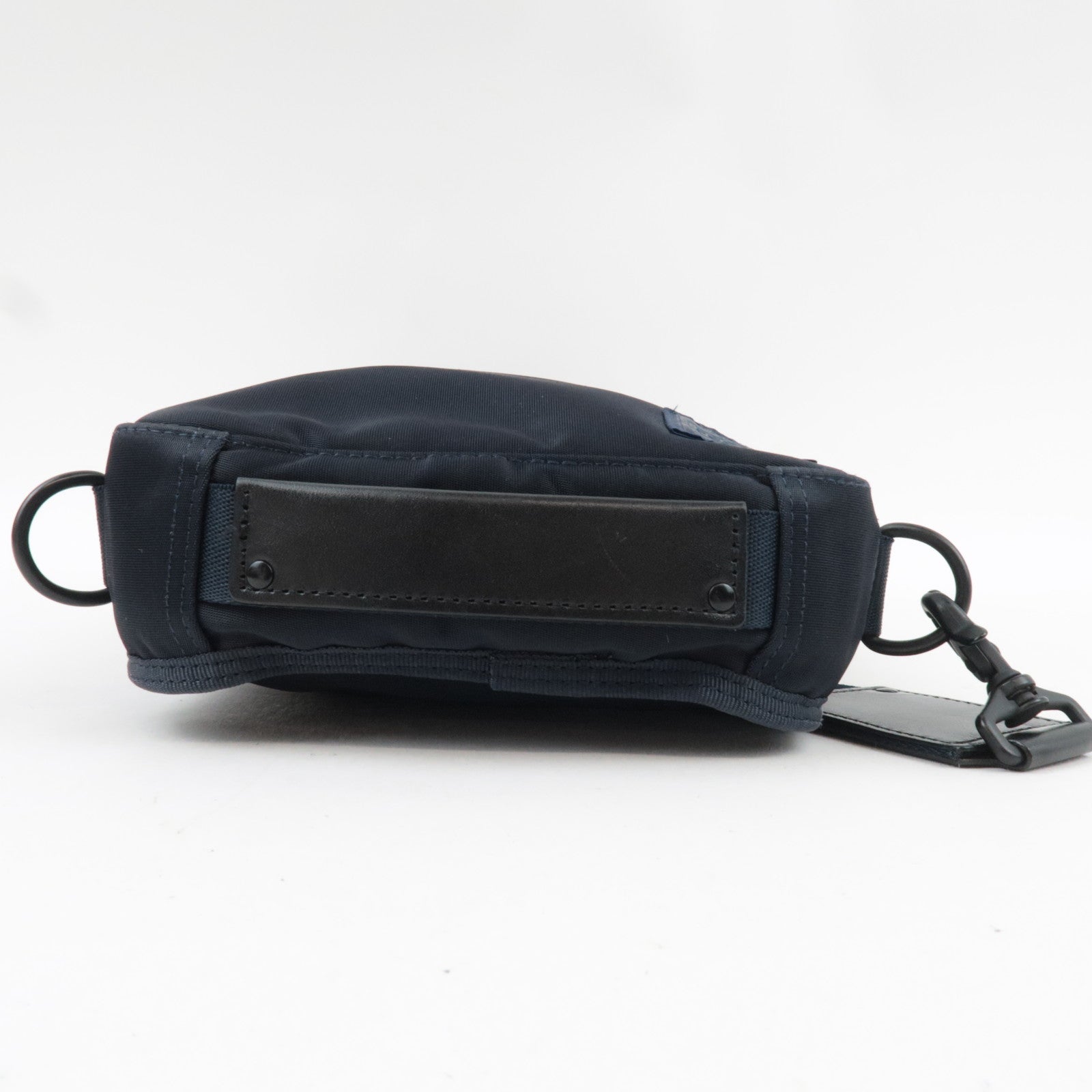 PORTER Nylon Body Bag Leather Navy