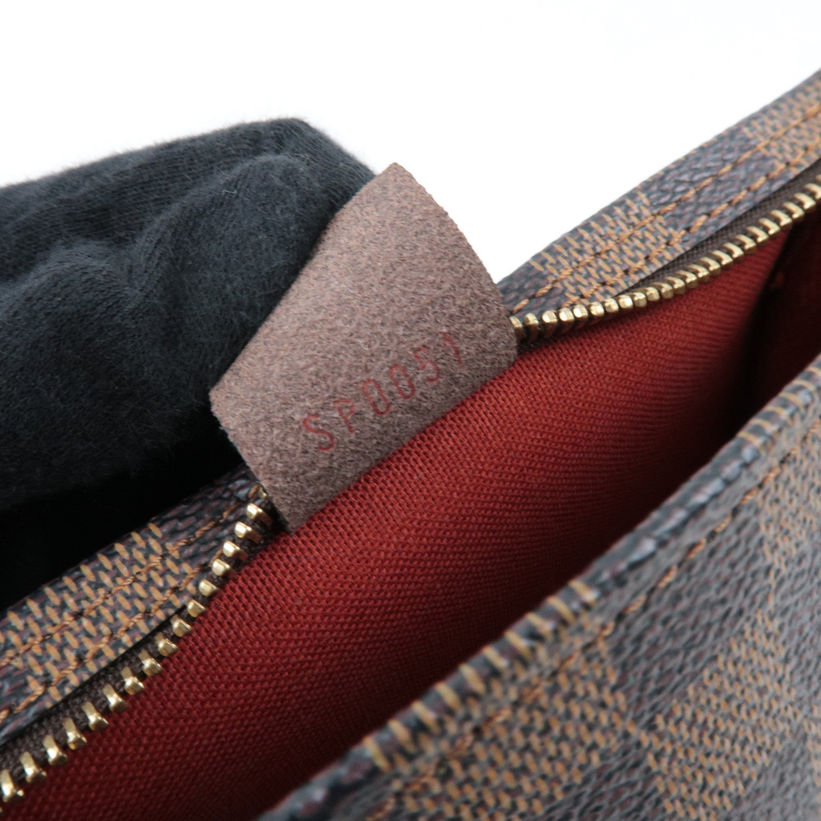 Louis Vuitton Damier Trousse Makeup Accessory Mini Handbag N51982 SP0051