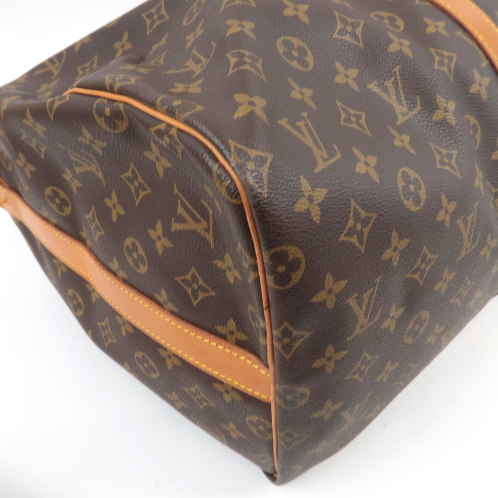 Louis Vuitton Monogram Keepall Bandouliere 55 Travel Bag M41414 FH0920 *Strap, Poignet
