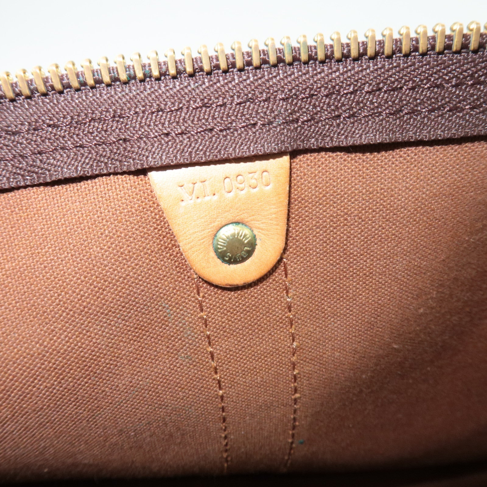 Louis Vuitton Monogram Keepall Bandouliere 50 M41416 VI0930 *Strap, Name tag, Poignet