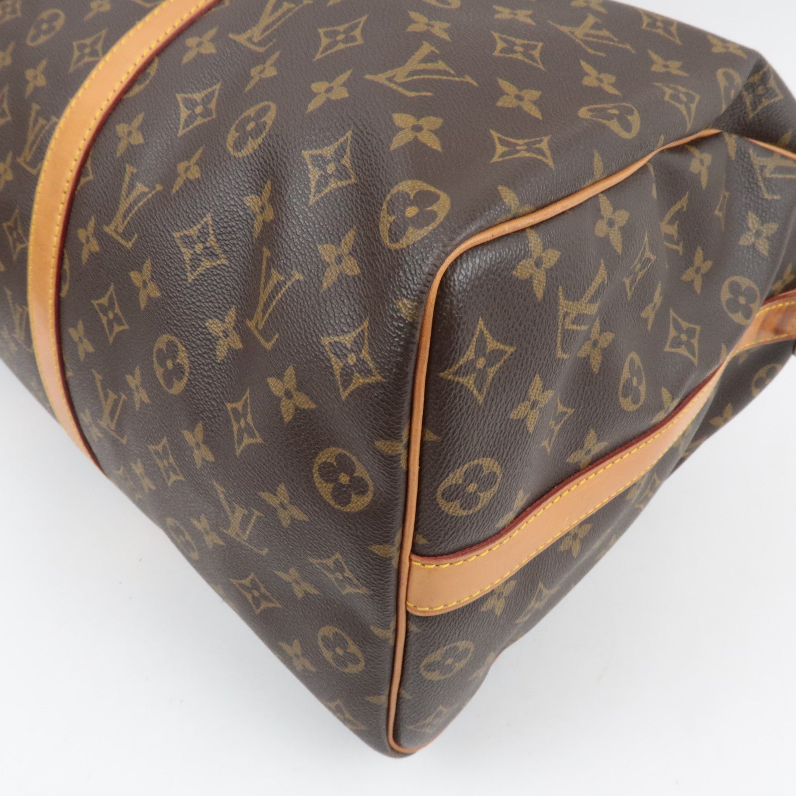 Louis Vuitton Monogram Keepall Bandouliere 50 M41416 VI0930 *Strap, Name tag, Poignet