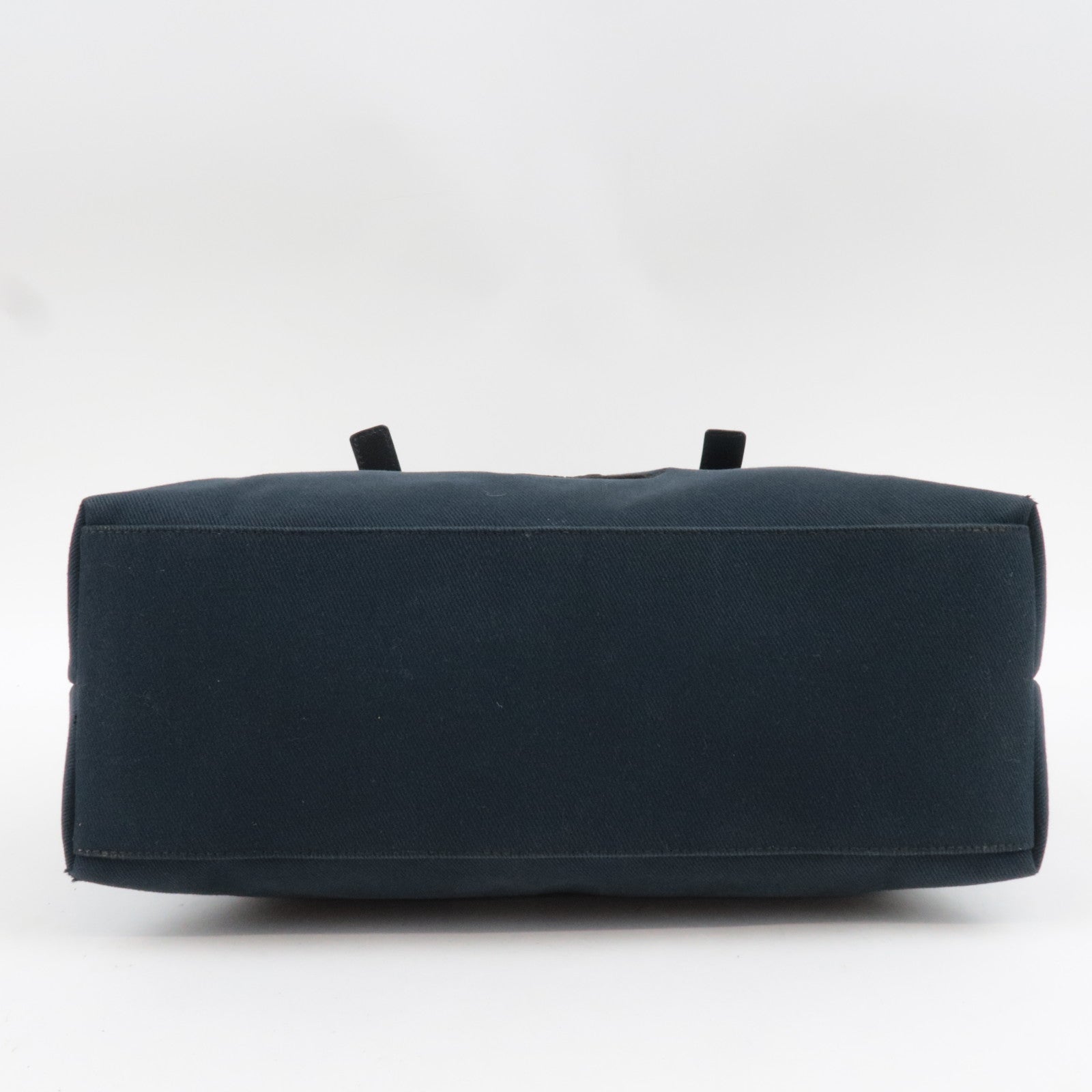 SAINT LAURENT YSL Logo Canvas Tote Bag Black