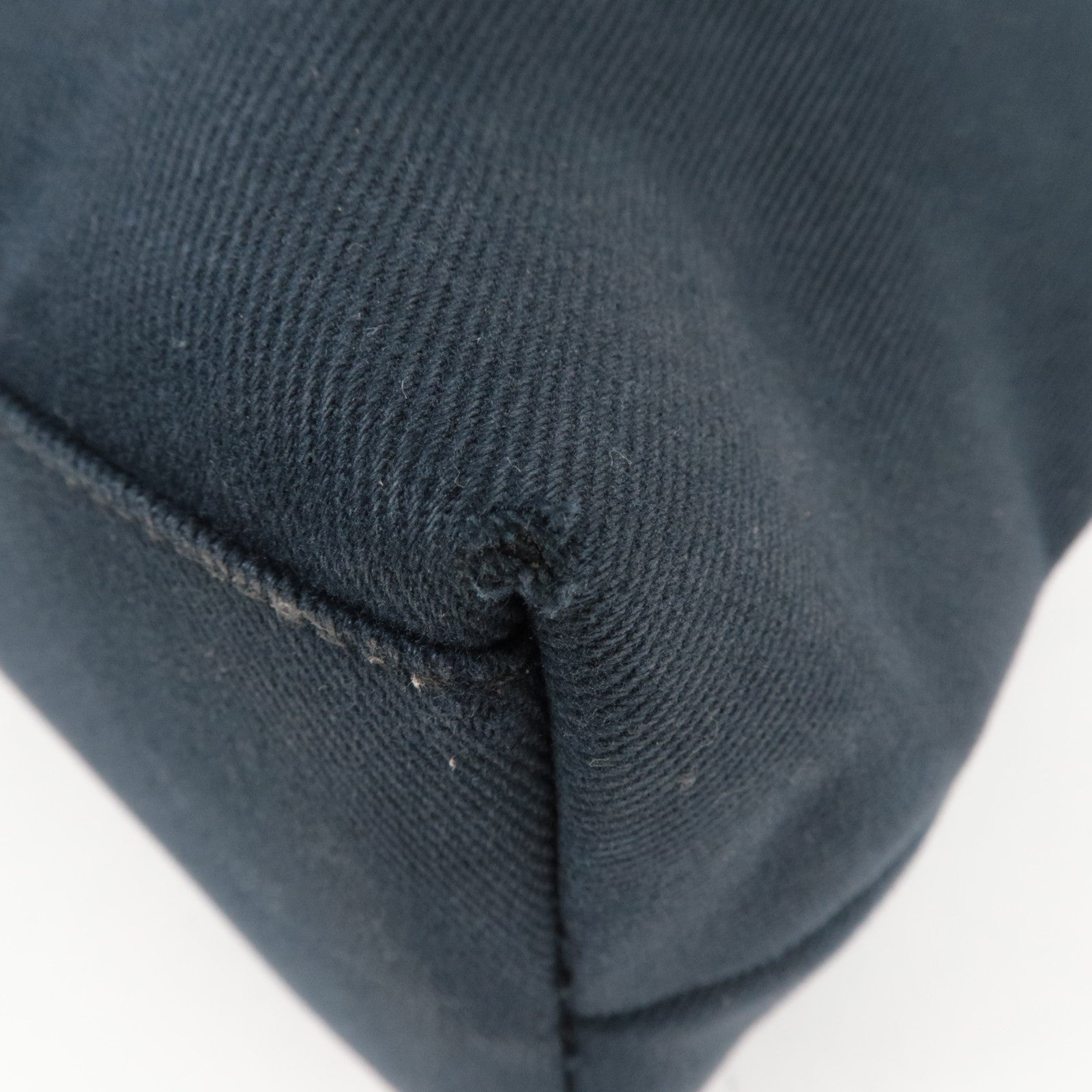 SAINT LAURENT YSL Logo Canvas Tote Bag Black