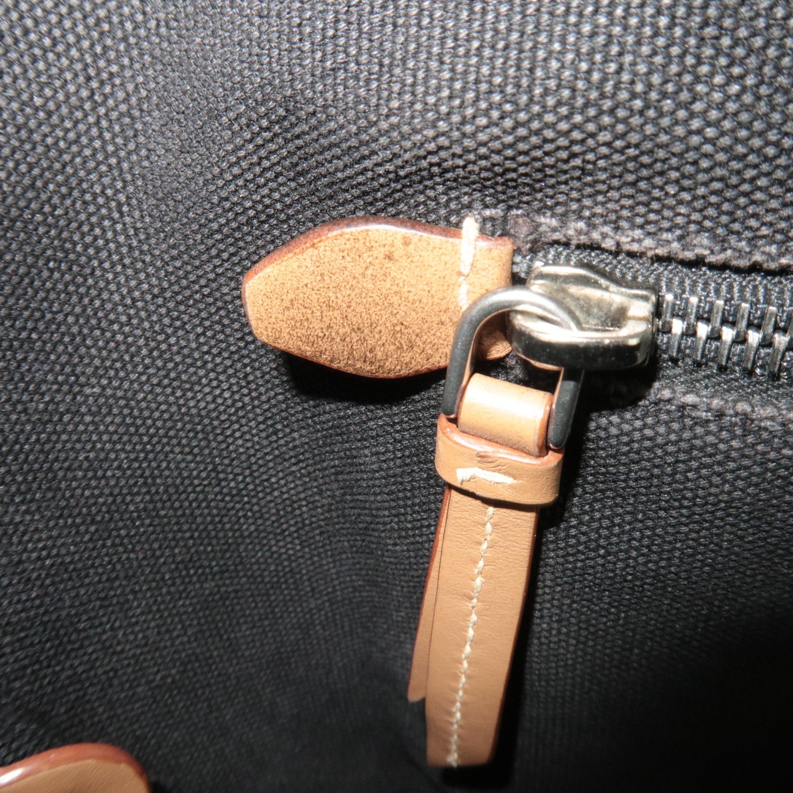 PRADA Canapa Tote Bag Canvas Black