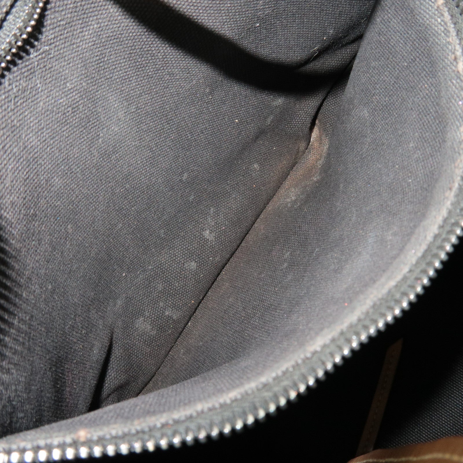 PRADA Canapa Tote Bag Canvas Black