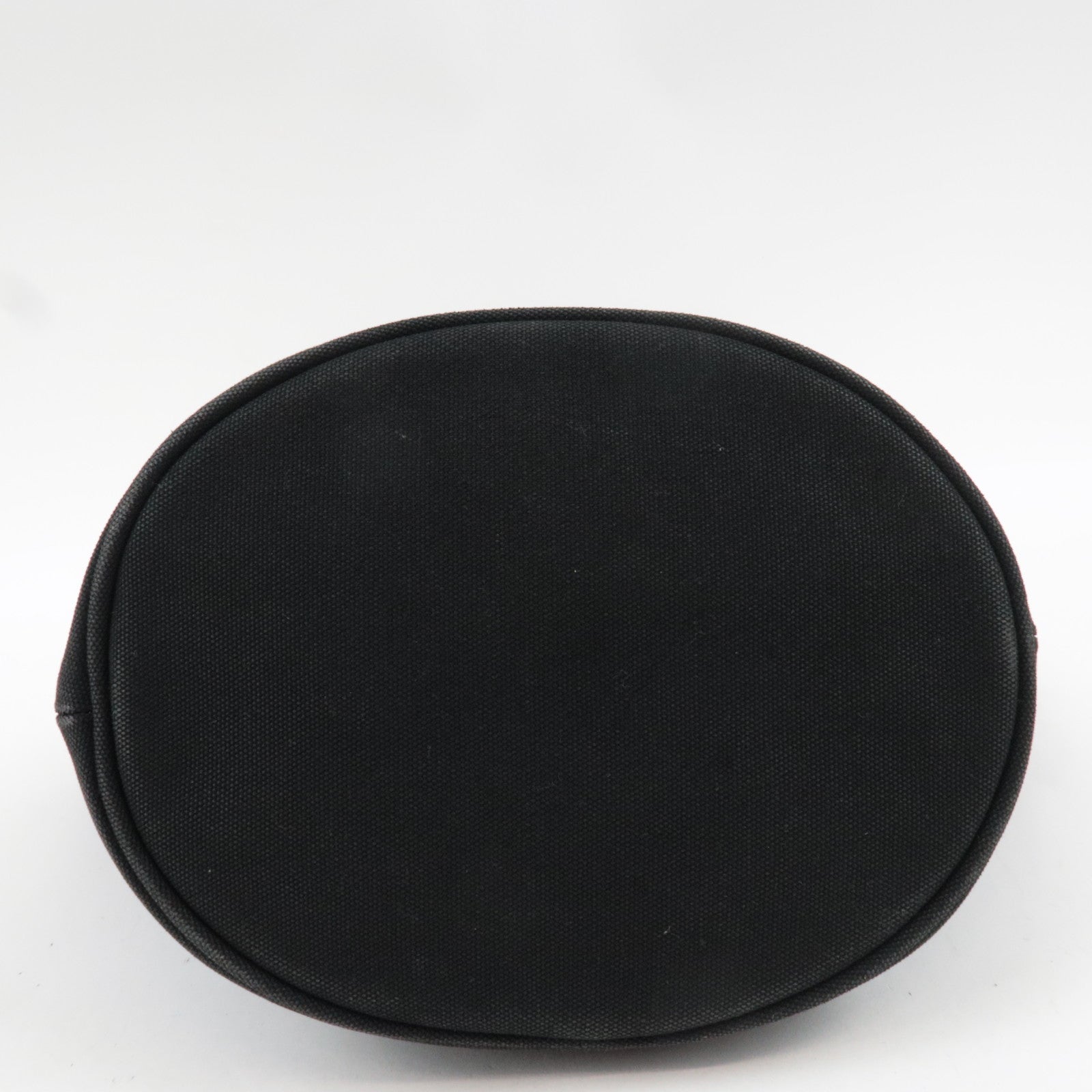 PRADA Canapa Tote Bag Canvas Black