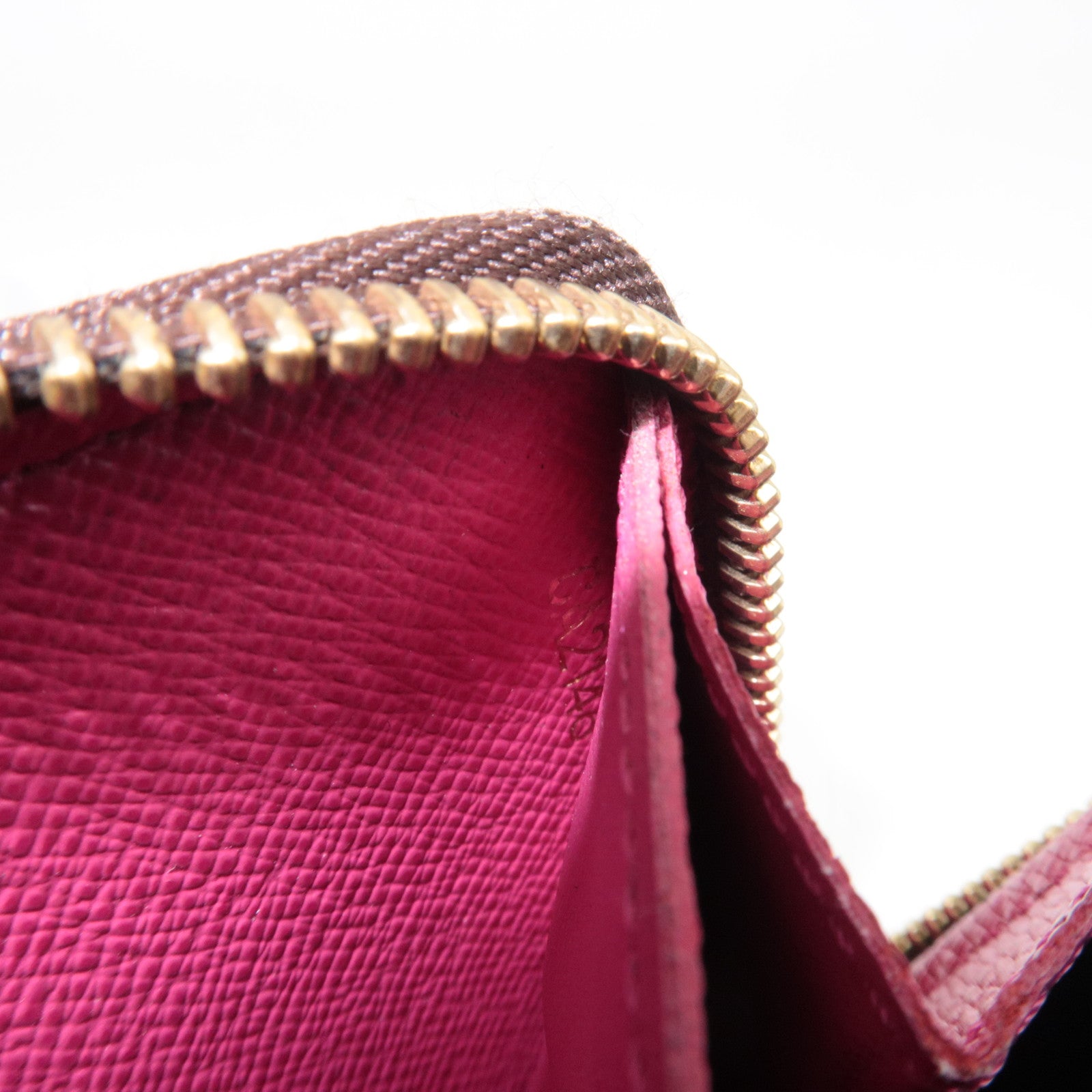 Louis Vuitton Monogram Portefeuille Clemence Long Wallet Fuchsia M60742 CA2146 *Box, Dust bag