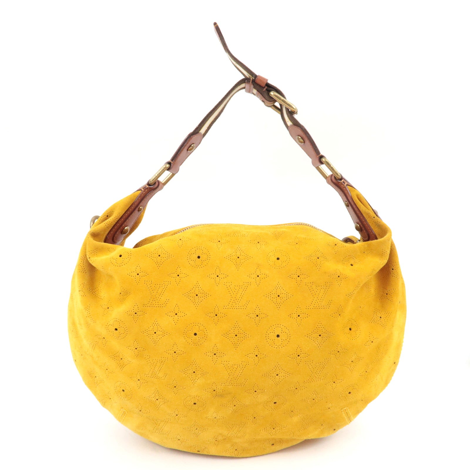 Louis Vuitton Monogram Suede Onatah GM Shoulder Bag Mais M95118 MB1015