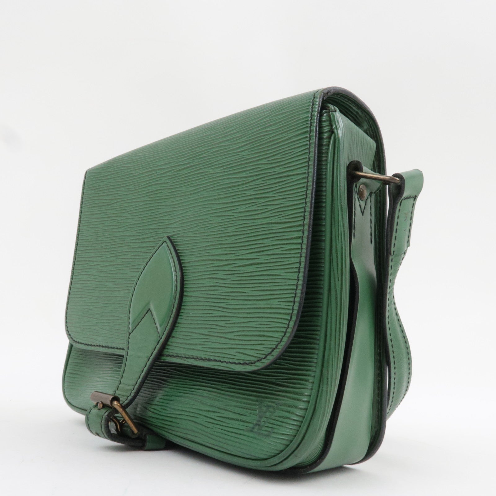 Louis Vuitton Epi Cartouchiere Shoulder Bag Borneo Green M52244 MI1910