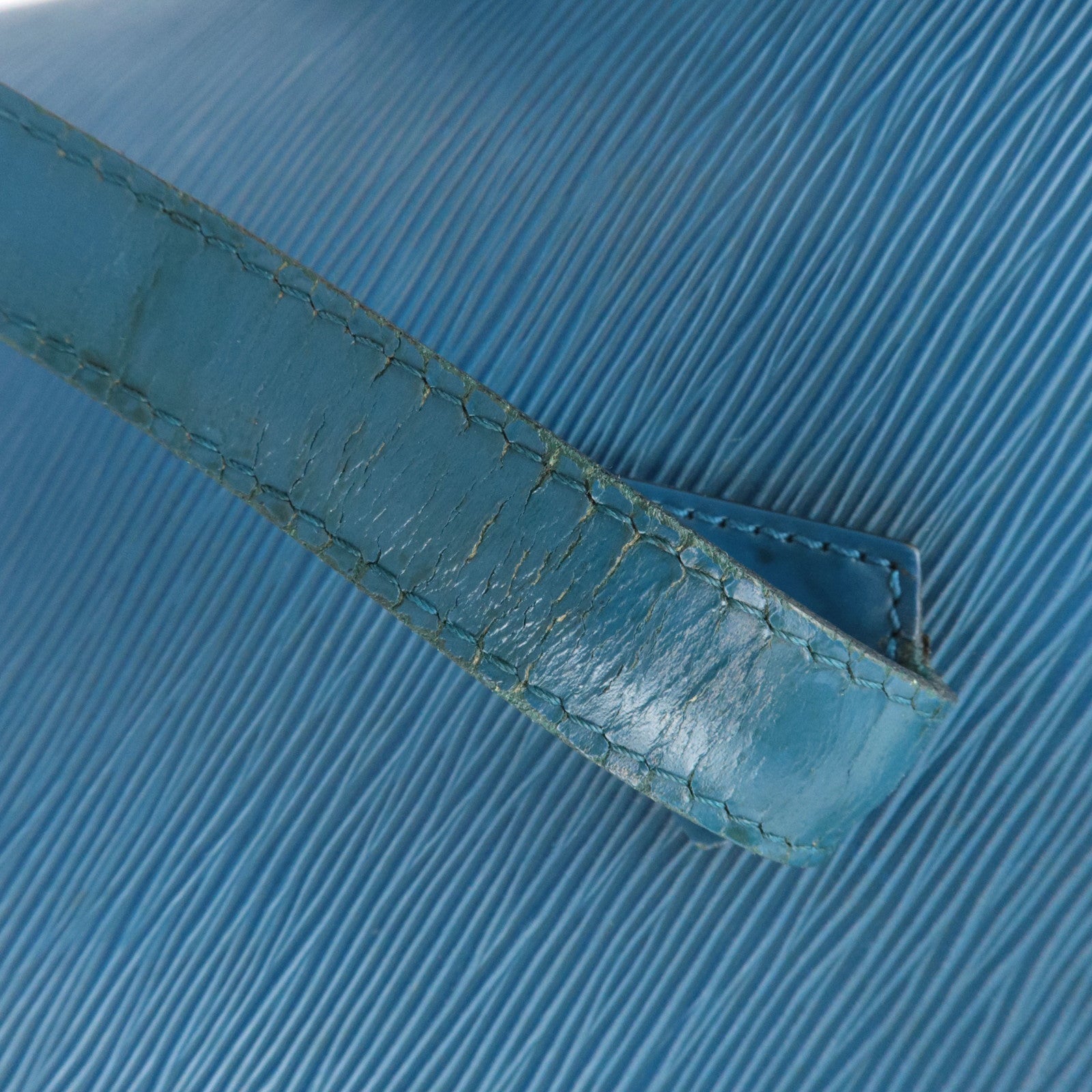 Louis Vuitton Epi Saint Jacques Shopping Tote Bag Toledo Blue M52265 AS1905