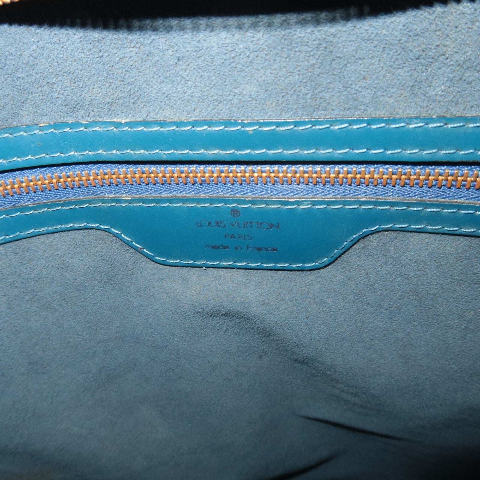 Louis Vuitton Epi Saint Jacques Shopping Tote Bag Toledo Blue M52265 AS1905