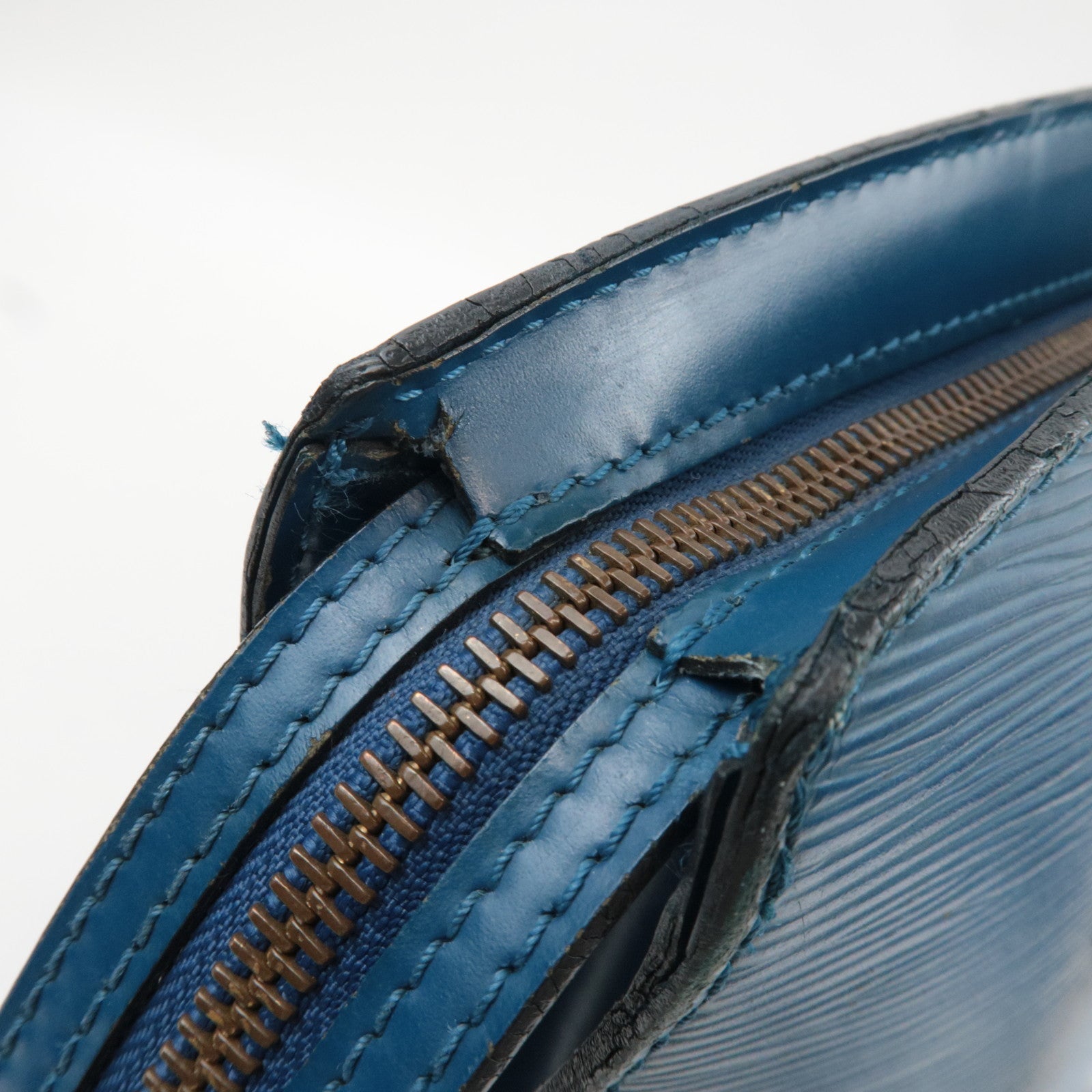 Louis Vuitton Epi Saint Jacques Shopping Tote Bag Toledo Blue M52265 AS1905