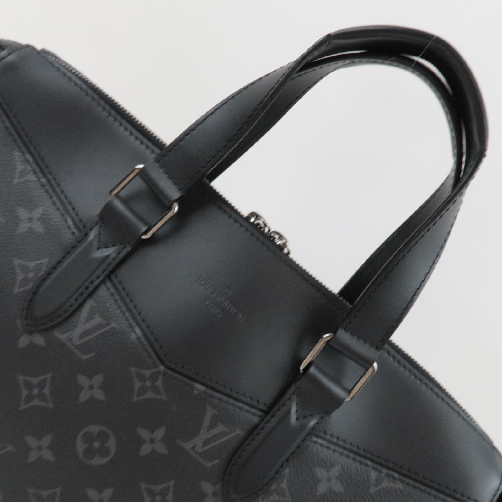 Louis Vuitton Monogram Eclipse Tote Explorer Tote Bag M40567 AR1148 *Dust bag, Strap