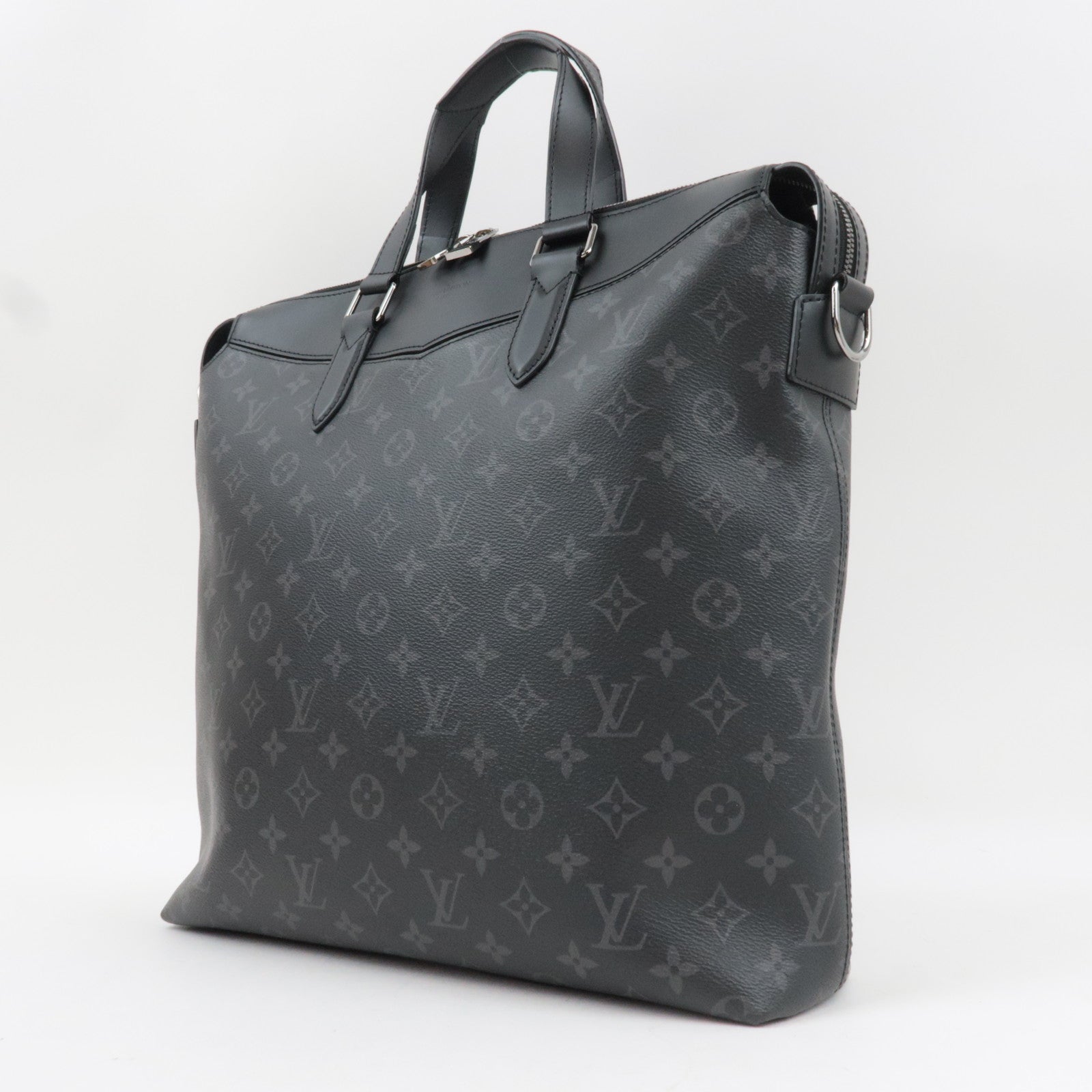 Louis Vuitton Monogram Eclipse Tote Explorer Tote Bag M40567 AR1148 *Dust bag, Strap