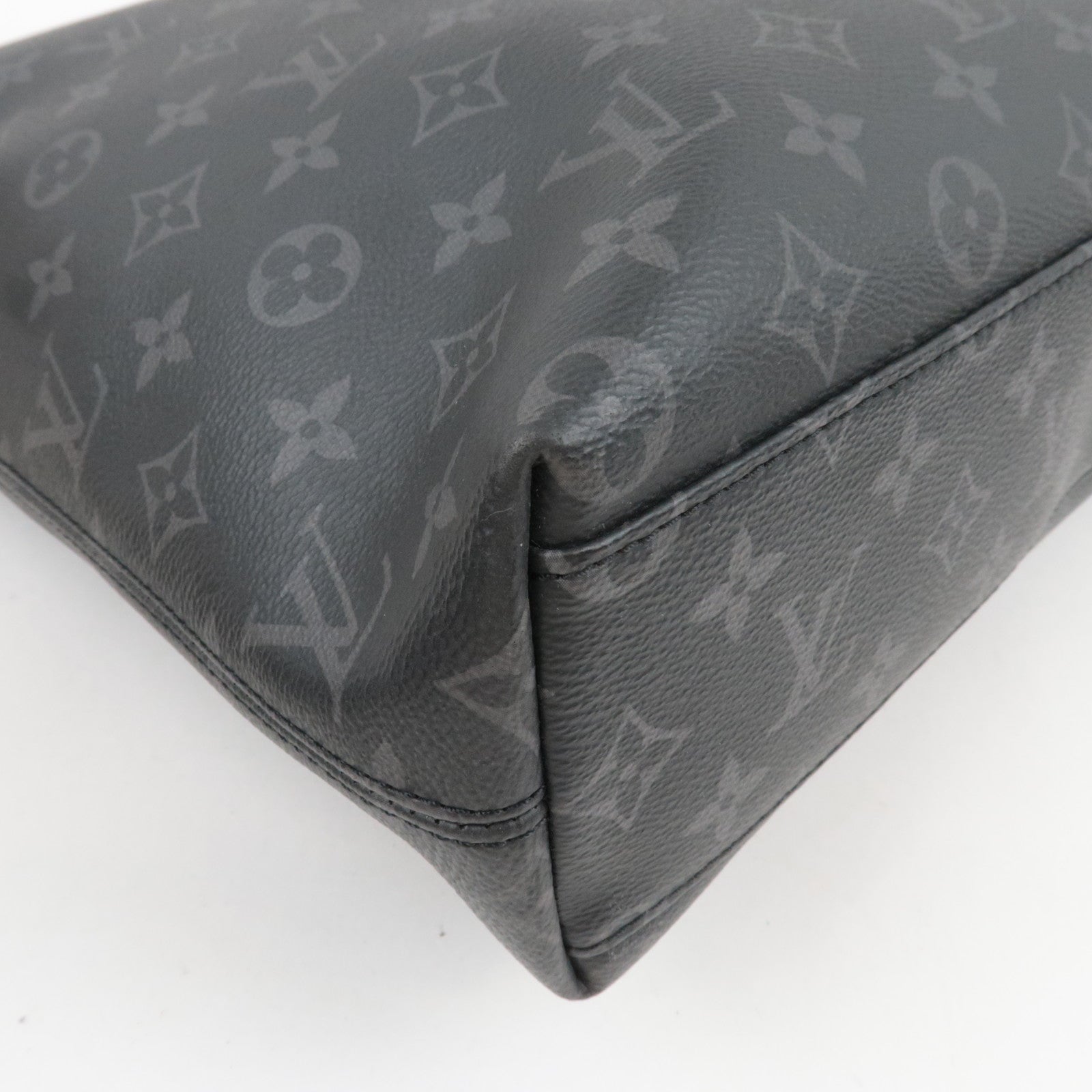 Louis Vuitton Monogram Eclipse Tote Explorer Tote Bag M40567 AR1148 *Dust bag, Strap