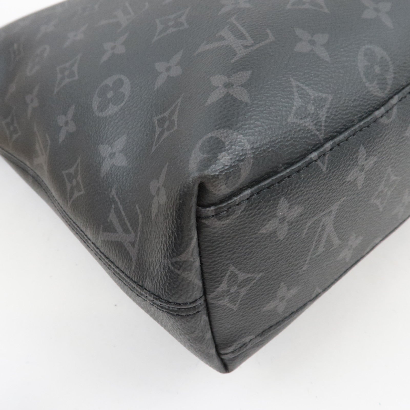 Louis Vuitton Monogram Eclipse Tote Explorer Tote Bag M40567 AR1148 *Dust bag, Strap