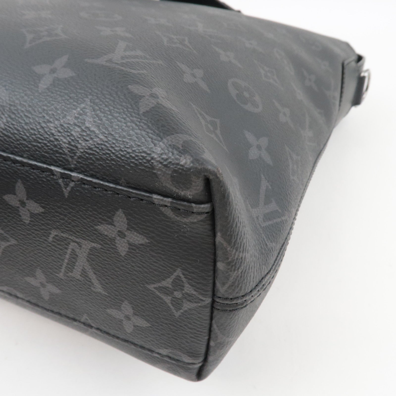 Louis Vuitton Monogram Eclipse Tote Explorer Tote Bag M40567 AR1148 *Dust bag, Strap