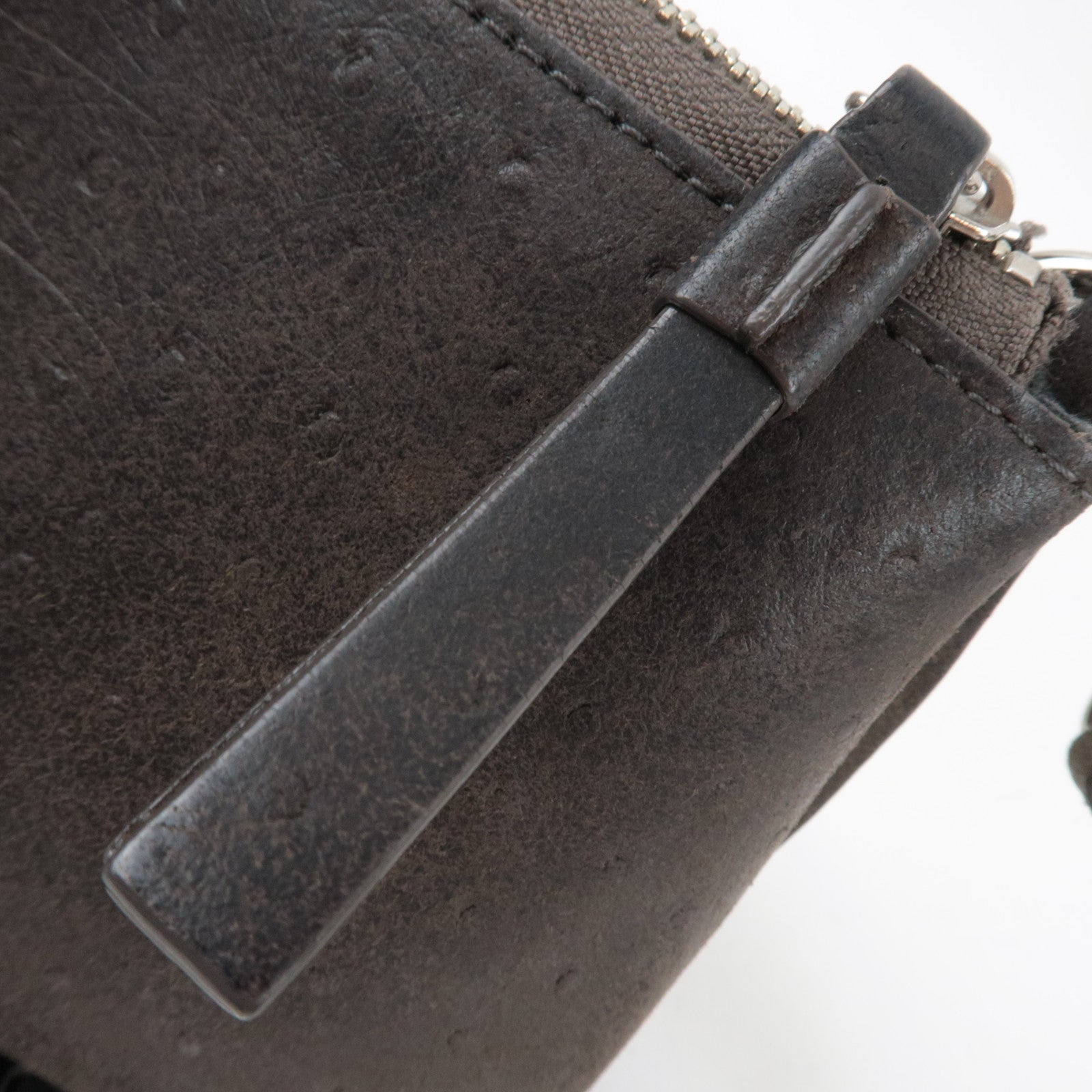 Hunting World Ostrich 2Way Shoulder Bag Brown