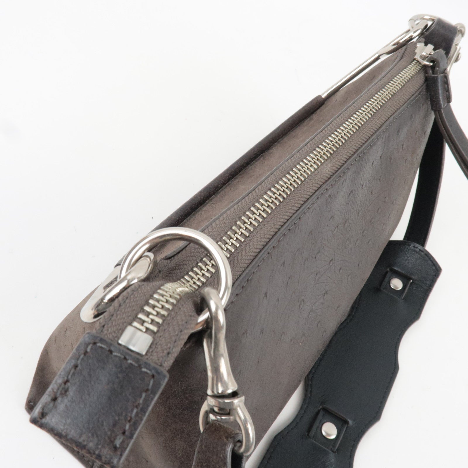 Hunting World Ostrich 2Way Shoulder Bag Brown