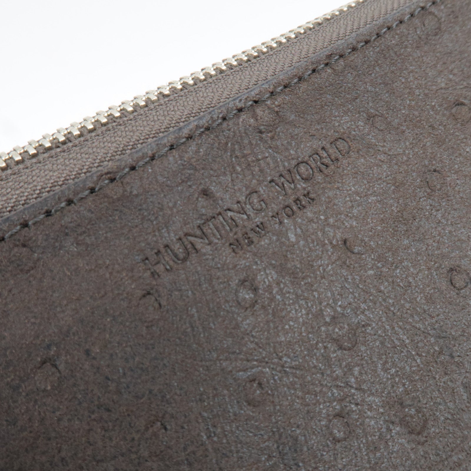 Hunting World Ostrich 2Way Shoulder Bag Brown