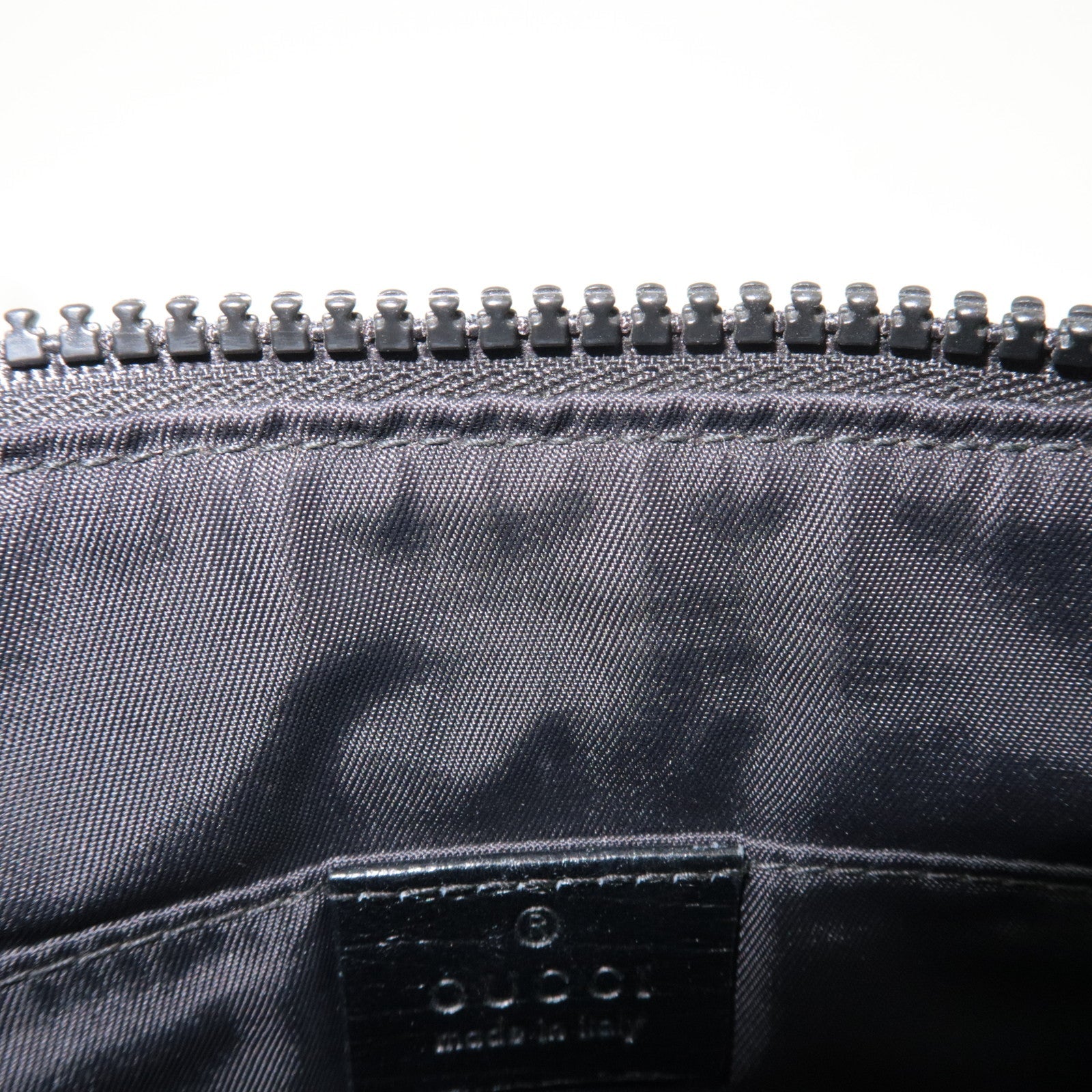 GUCCI GG Supreme Leather Body Waist Bag Black 161833