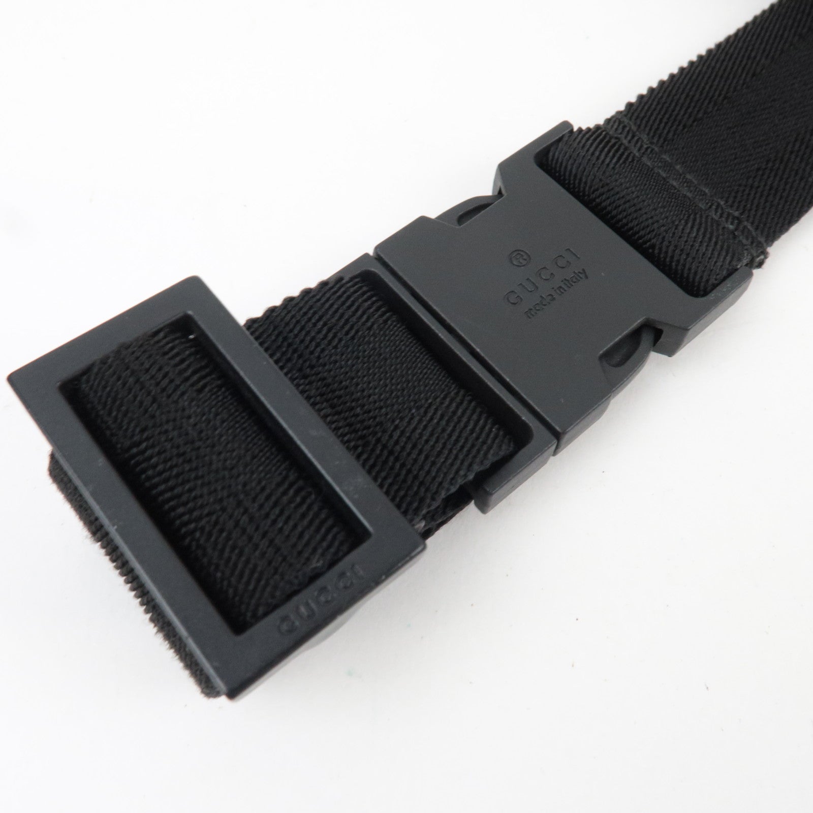 GUCCI GG Supreme Leather Body Waist Bag Black 161833