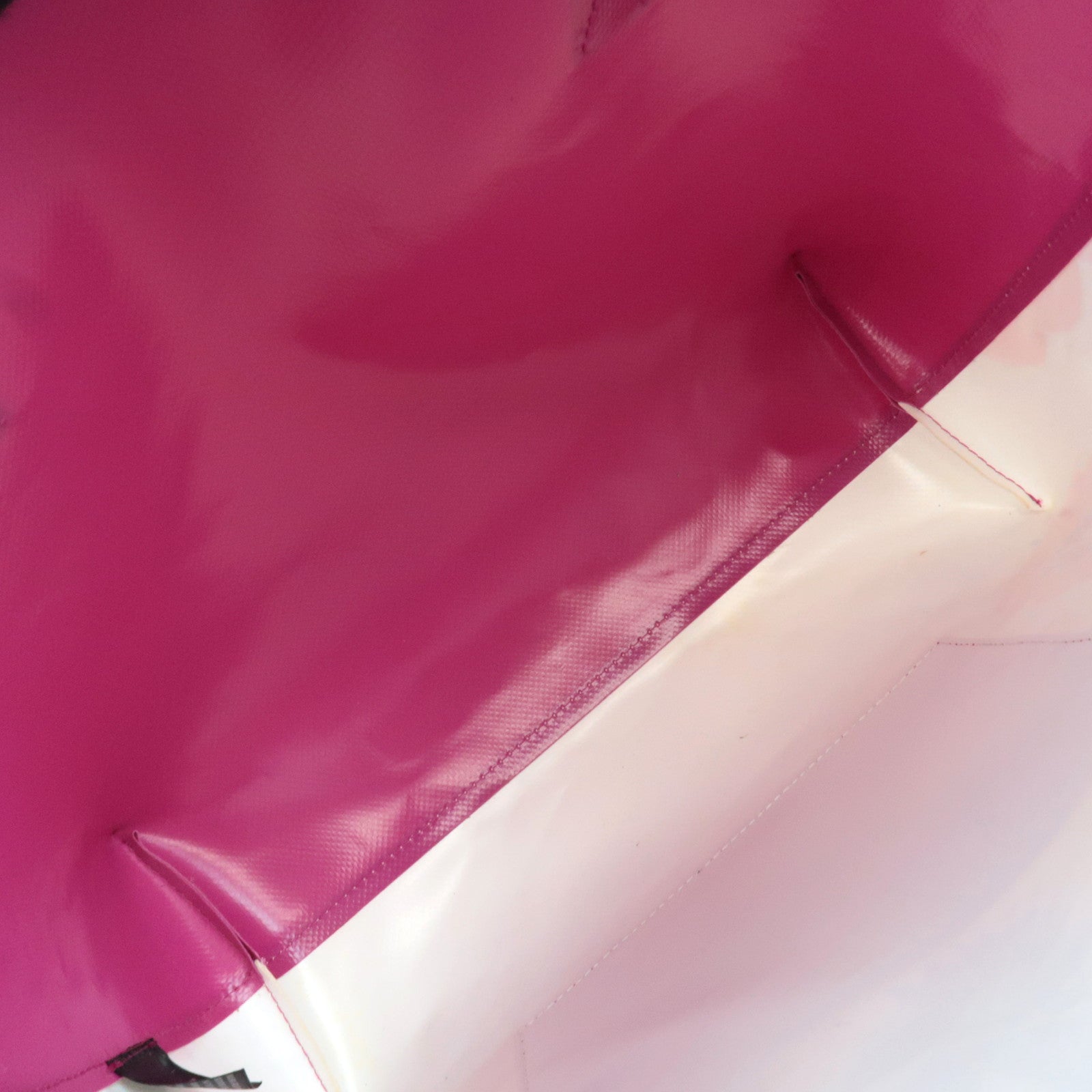 MARNI Flower Print PVC Leather Tote Bag Multicolor