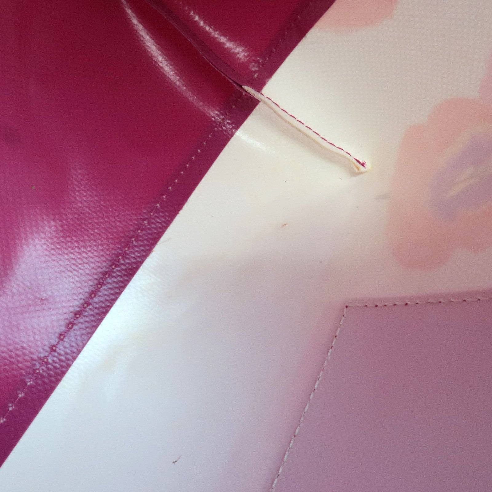 MARNI Flower Print PVC Leather Tote Bag Multicolor