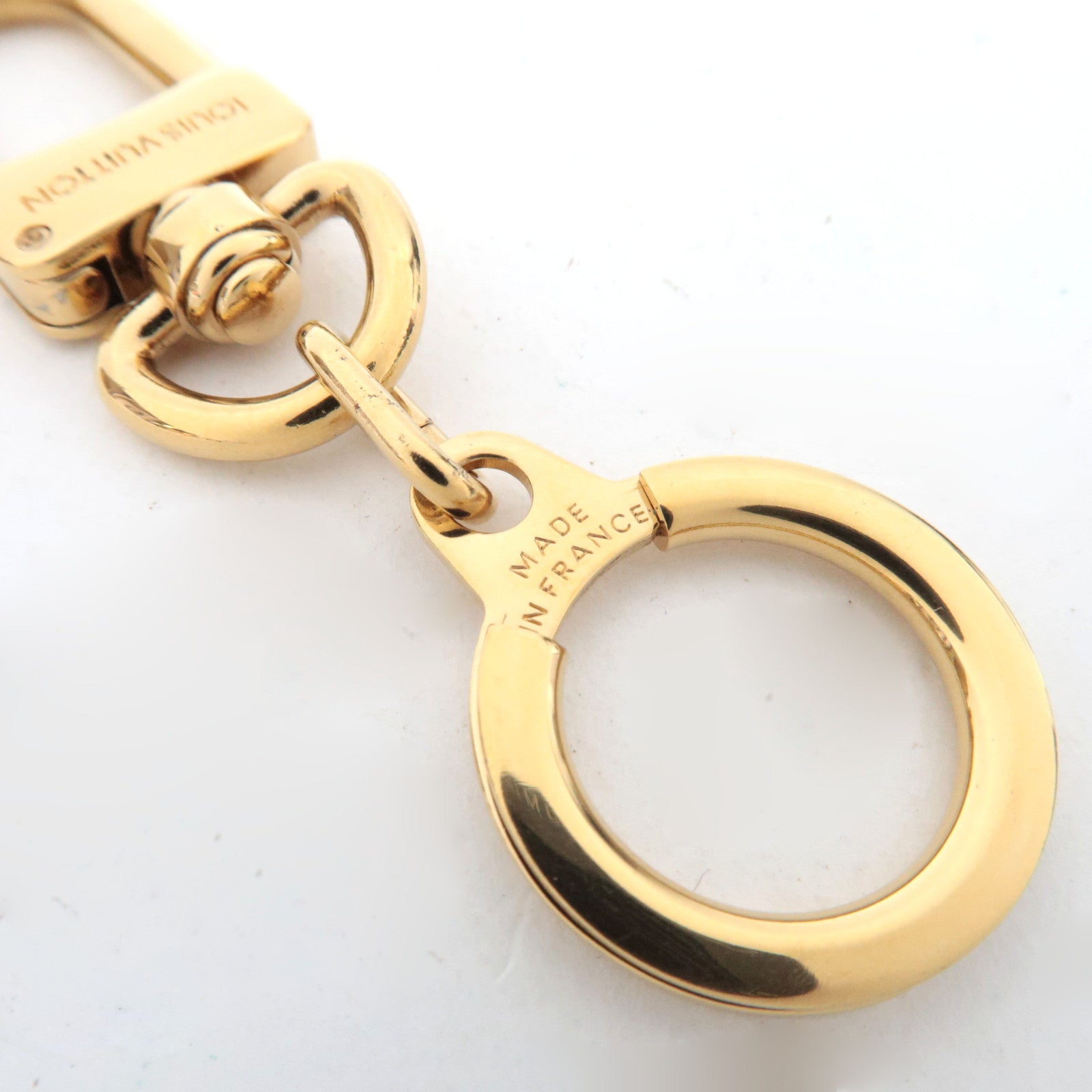 Louis Vuitton Anneau Cles Ano Cles Key Charm Bag Chram Gold Color