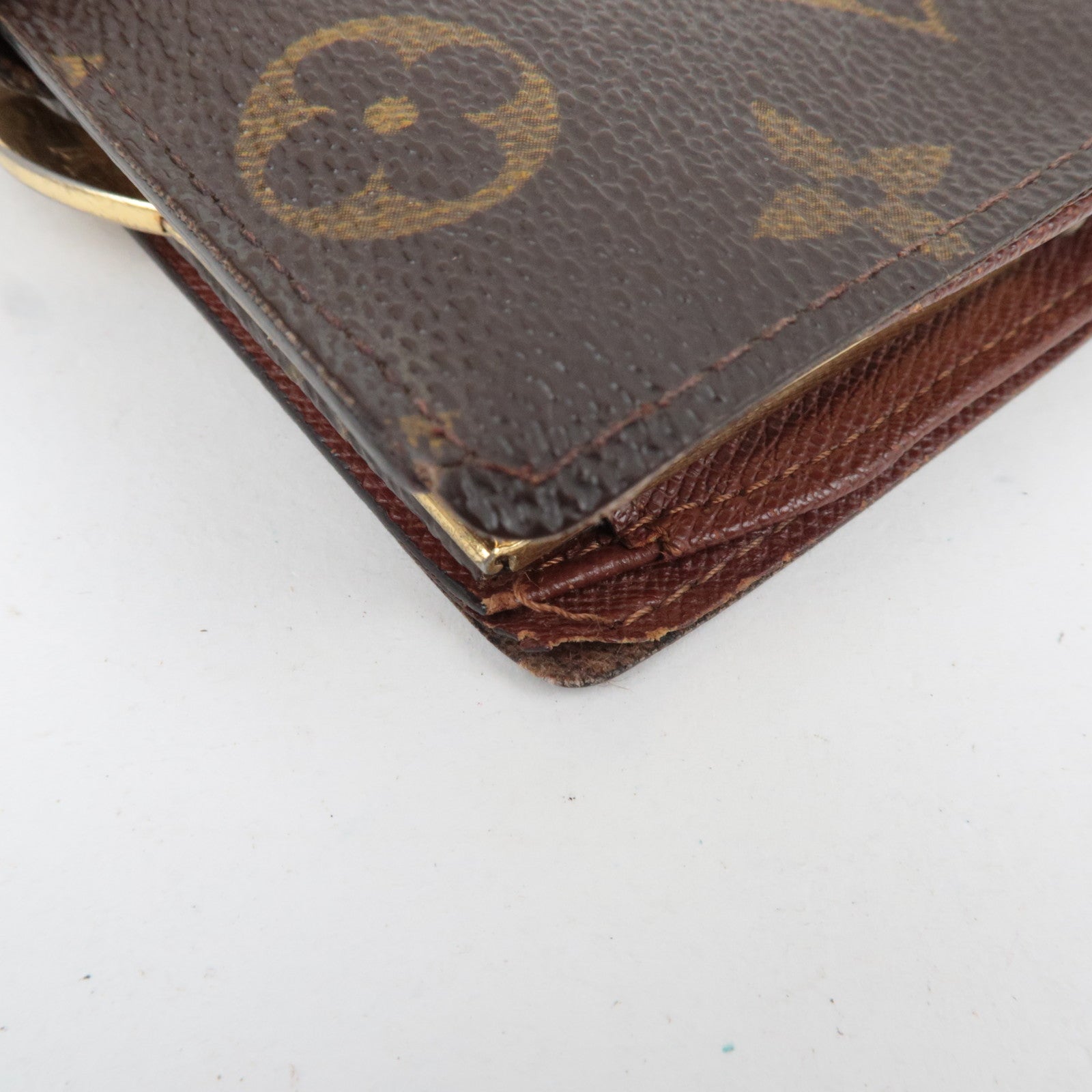 Louis Vuitton Monogram Porte Monnaie Billets Viennois Wallet M61663 CA1021