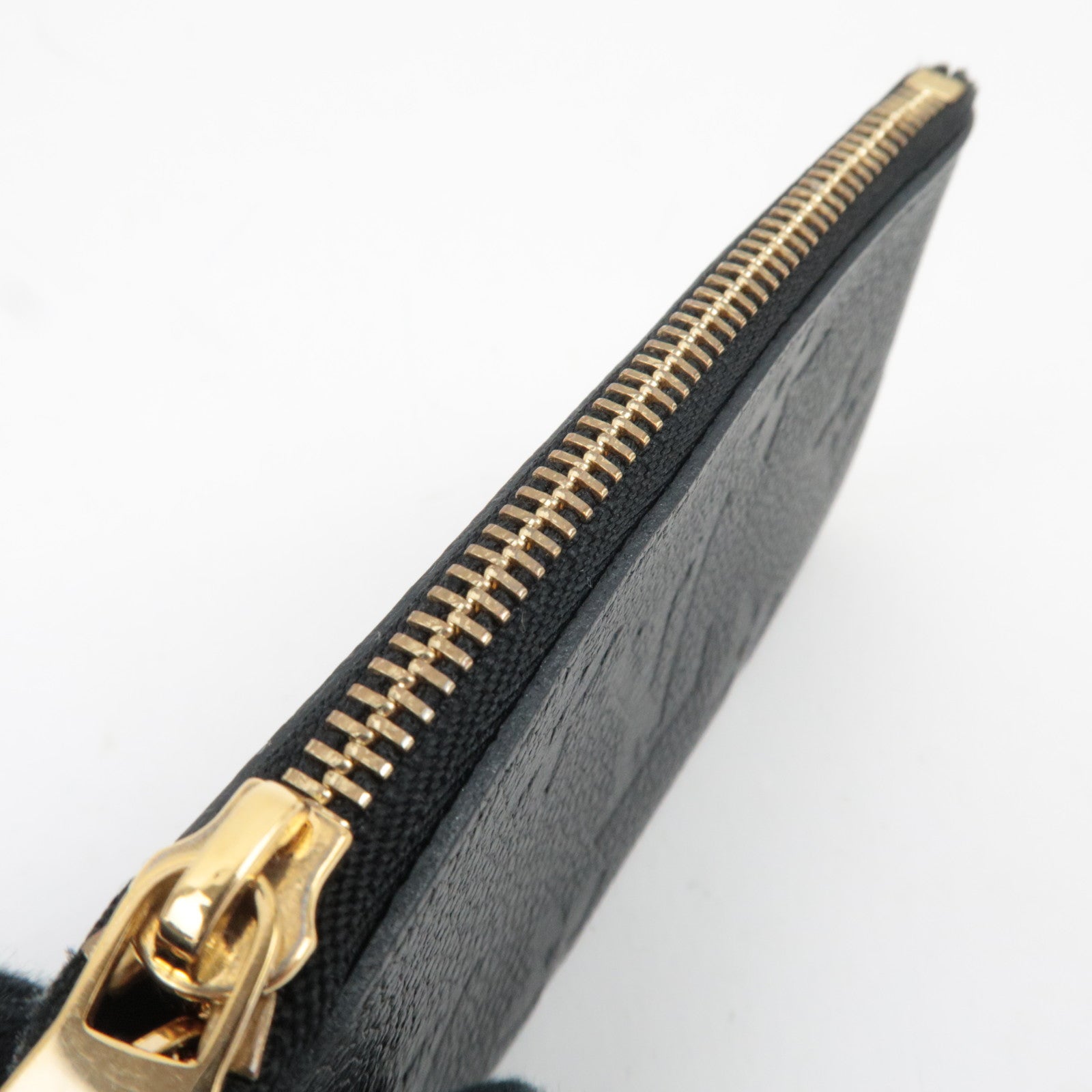 Louis Vuitton Monogram Empreinte Pochette Cles Coin Case Noir M80879 CT1244 *Dust bag