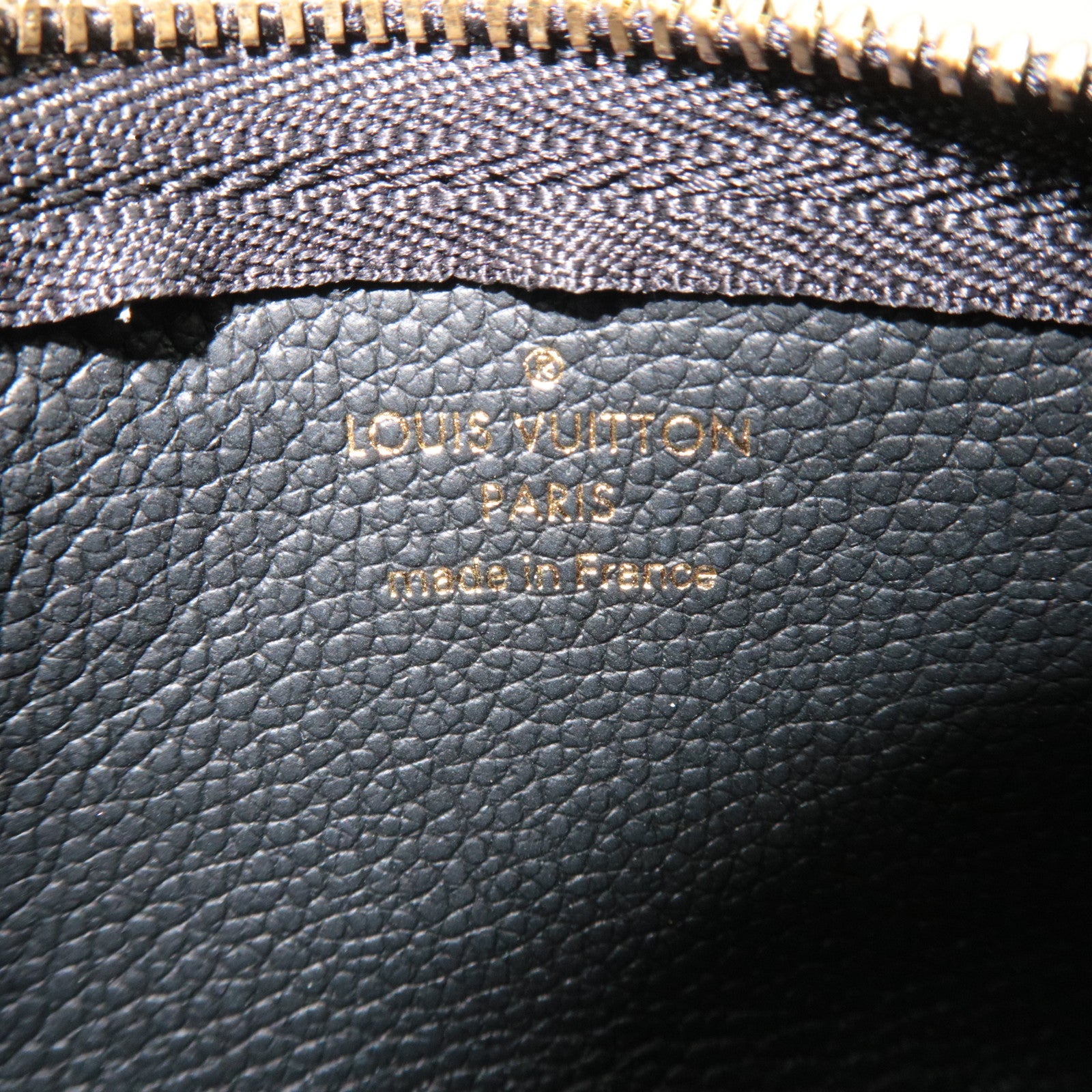 Louis Vuitton Monogram Empreinte Pochette Cles Coin Case Noir M80879 CT1244 *Dust bag