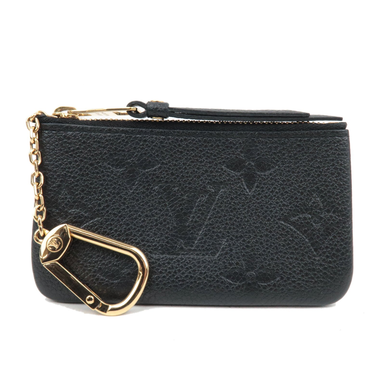 Louis Vuitton Monogram Empreinte Pochette Cles Coin Case Noir M80879 CT1244 *Dust bag83263