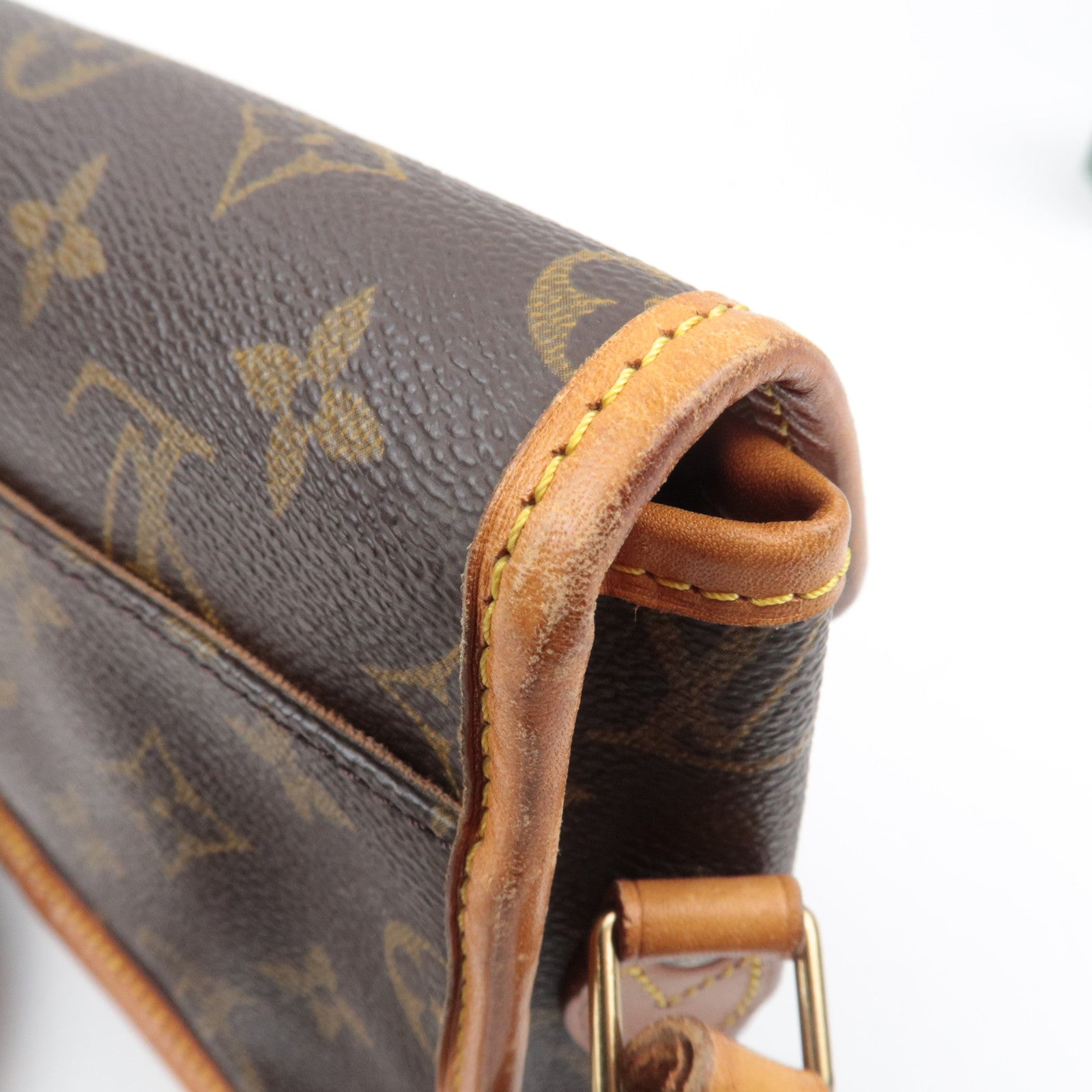 Louis Vuitton Monogram Gibeciere PM Shoulder Bag M42248 AR1913