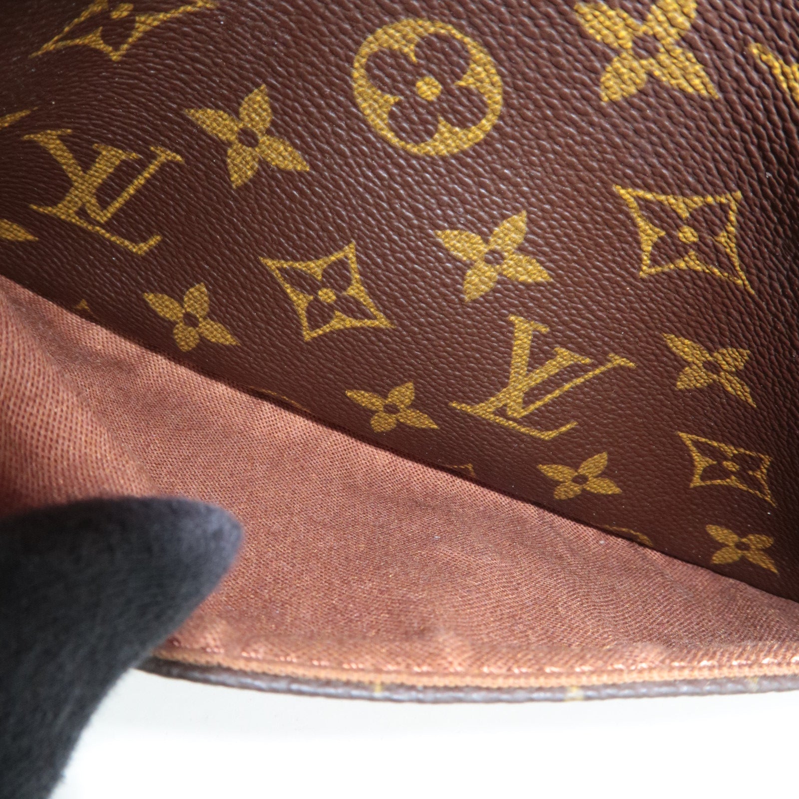 Louis Vuitton Monogram Gibeciere PM Shoulder Bag M42248 AR1913