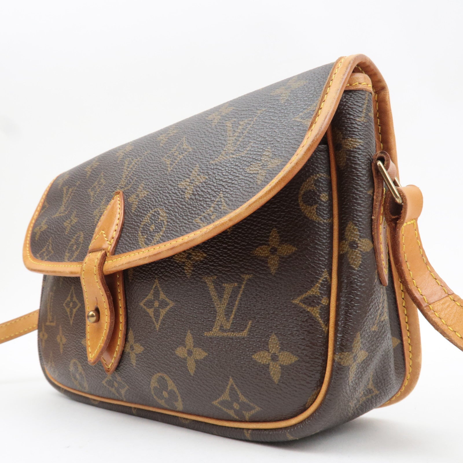Louis Vuitton Monogram Gibeciere PM Shoulder Bag M42248 AR1913