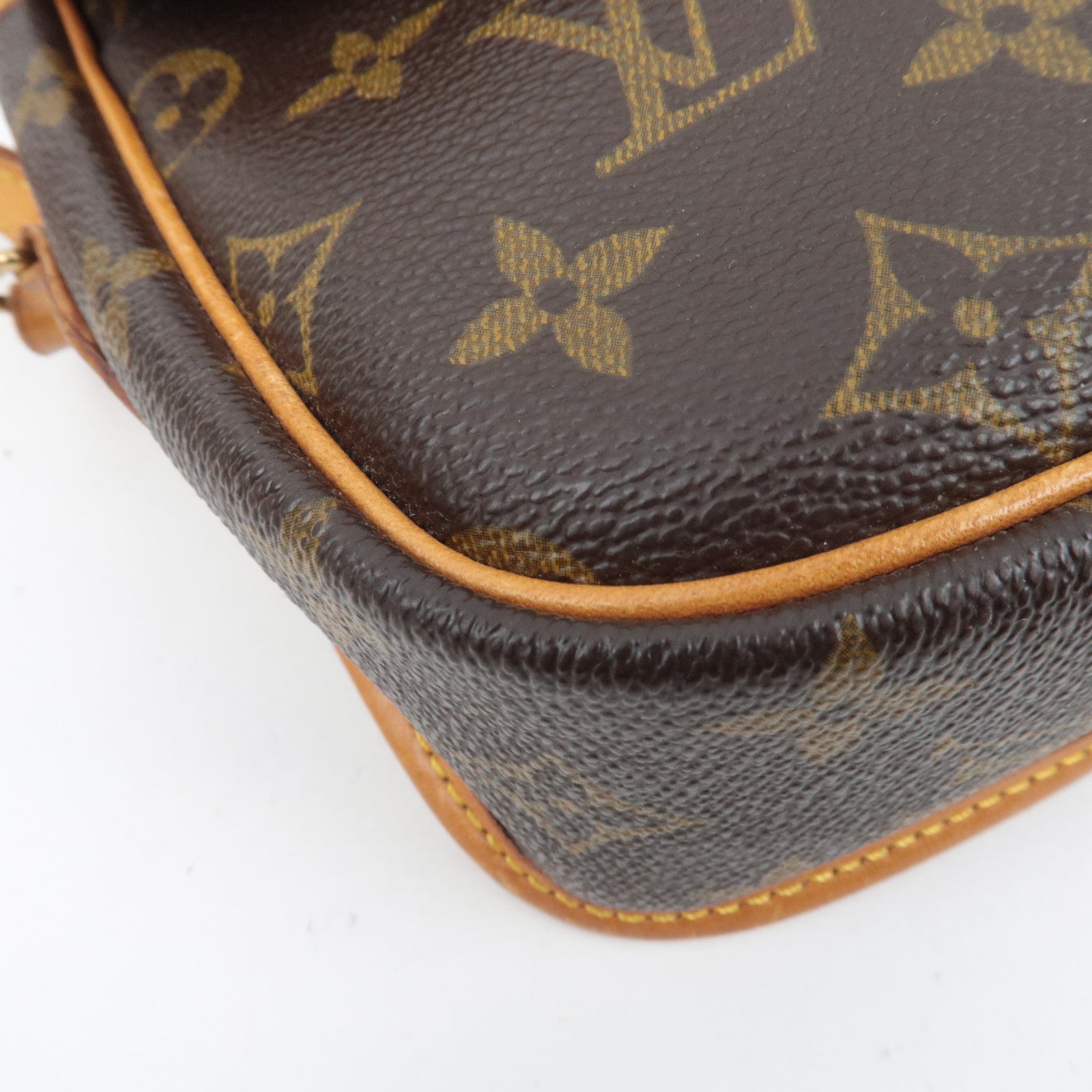 Louis Vuitton Monogram Gibeciere PM Shoulder Bag M42248 AR1913