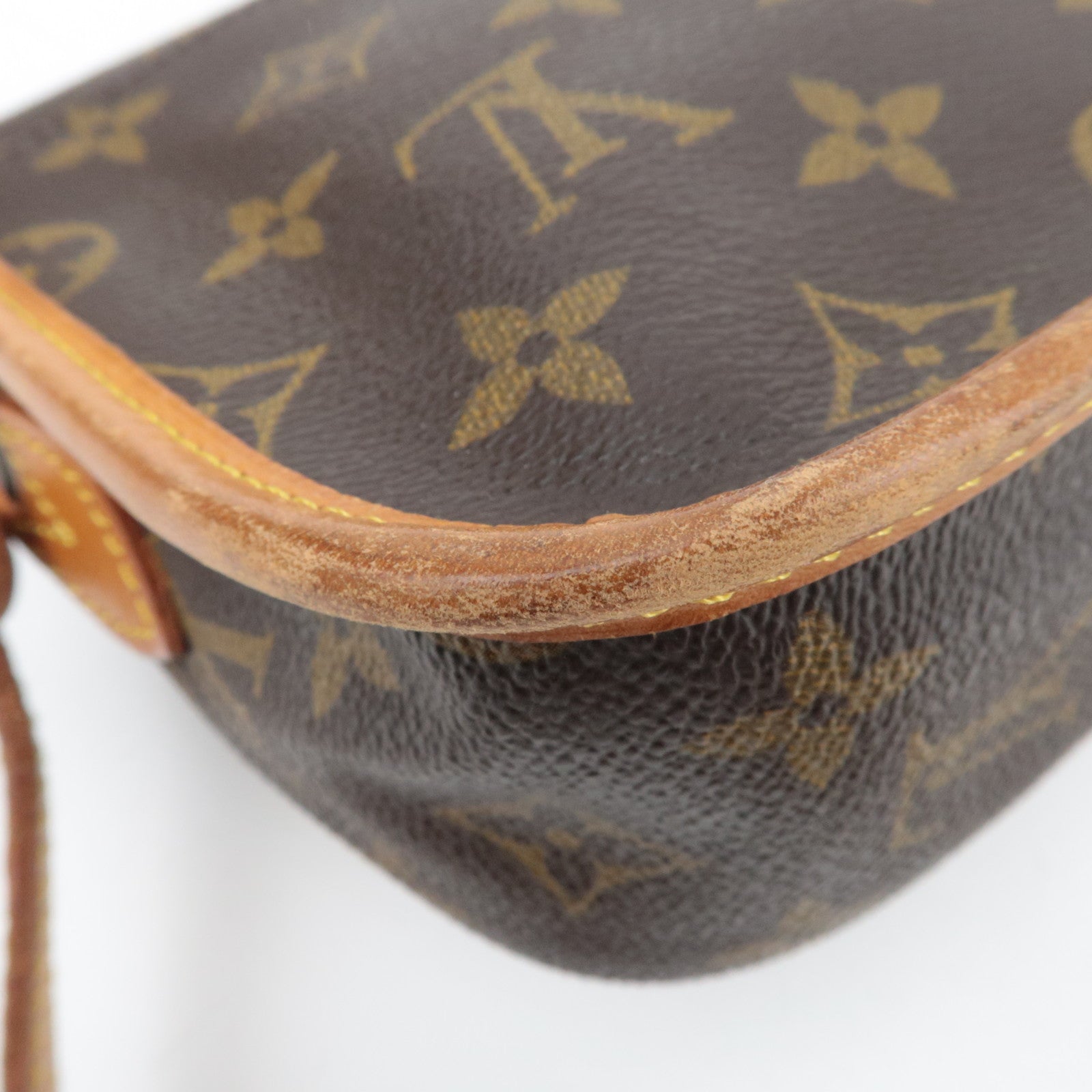 Louis Vuitton Monogram Gibeciere PM Shoulder Bag M42248 AR1913