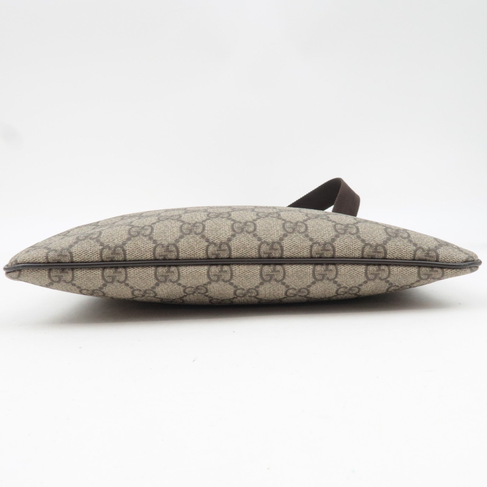 GUCCI Shoulder Bag GG Supreme Leather Beige Brown 295257