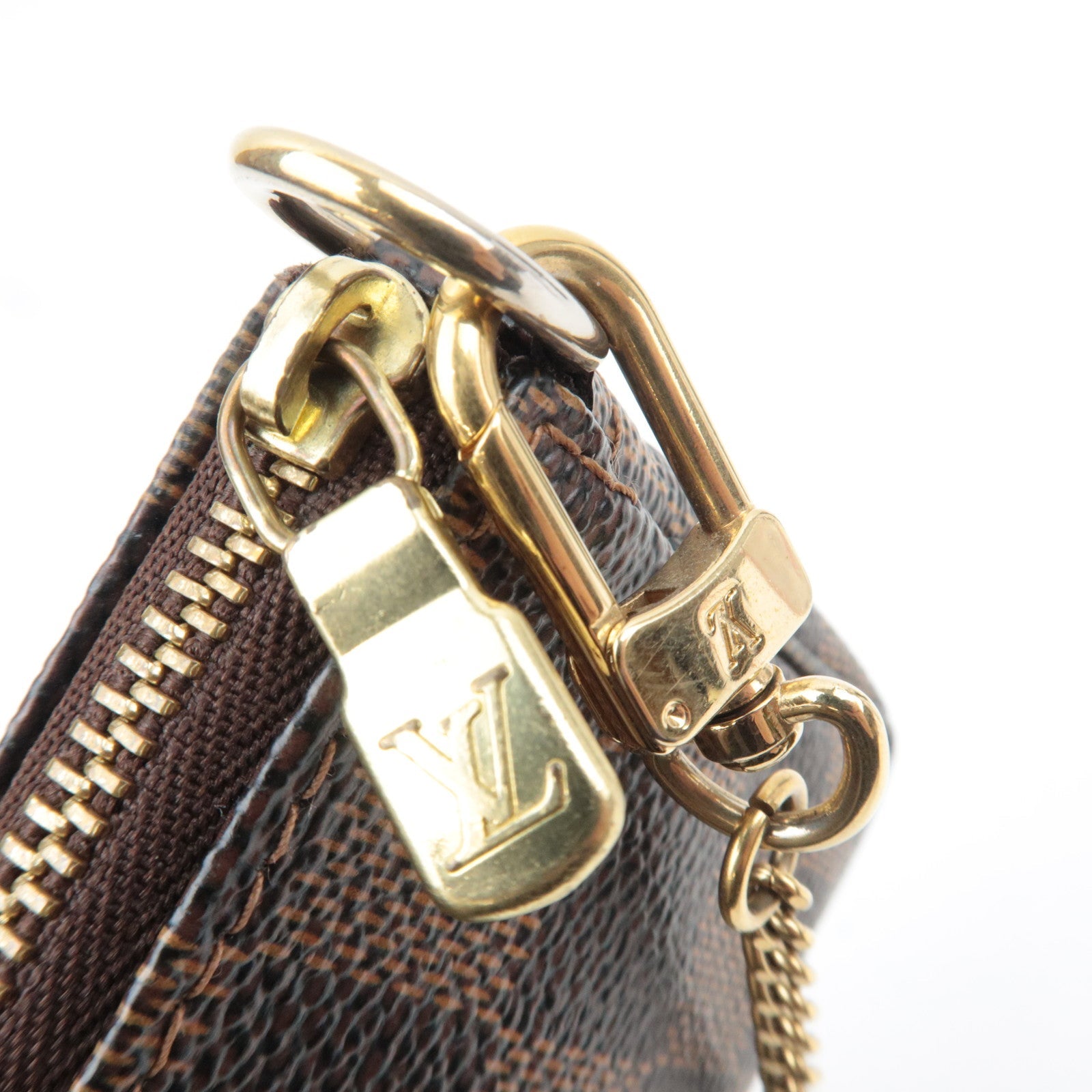 Louis Vuitton Damier T&B Mini Pochette Accessoires Mini Handbag N58011 FL0098