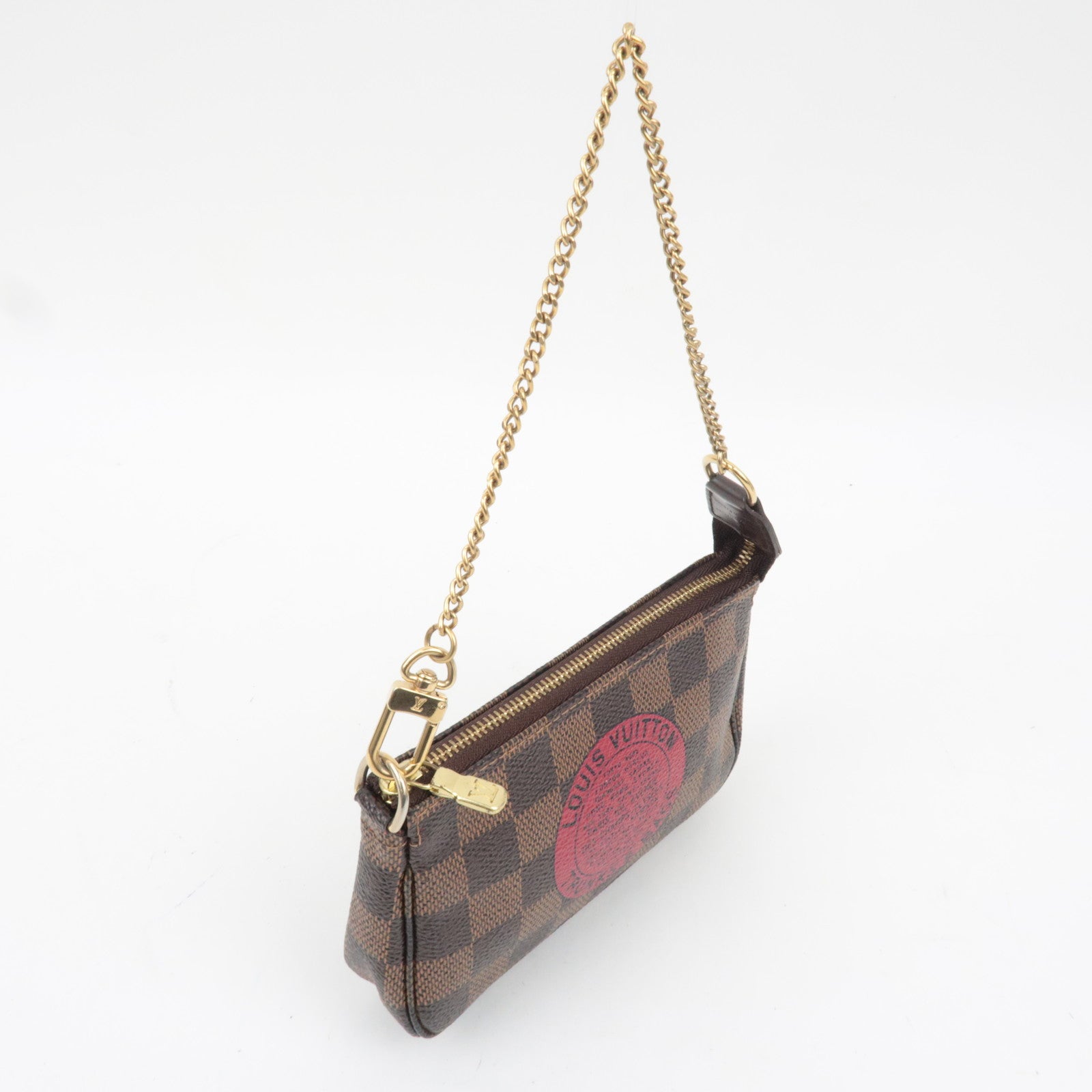 Louis Vuitton Damier T&B Mini Pochette Accessoires Mini Handbag N58011 FL0098